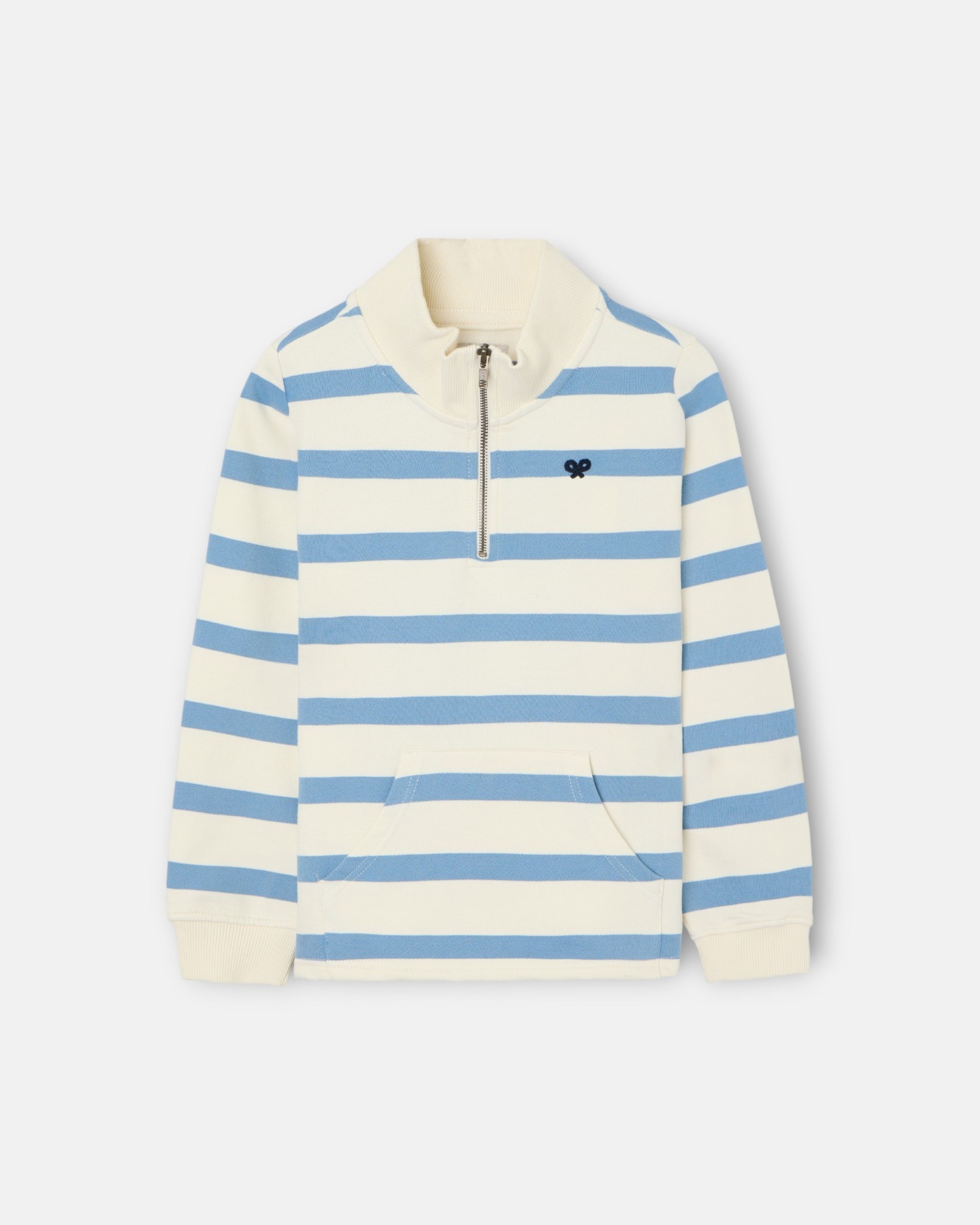 Imagem 0 de Sweat Infantil com Meia Fecho Zip Às Riscas