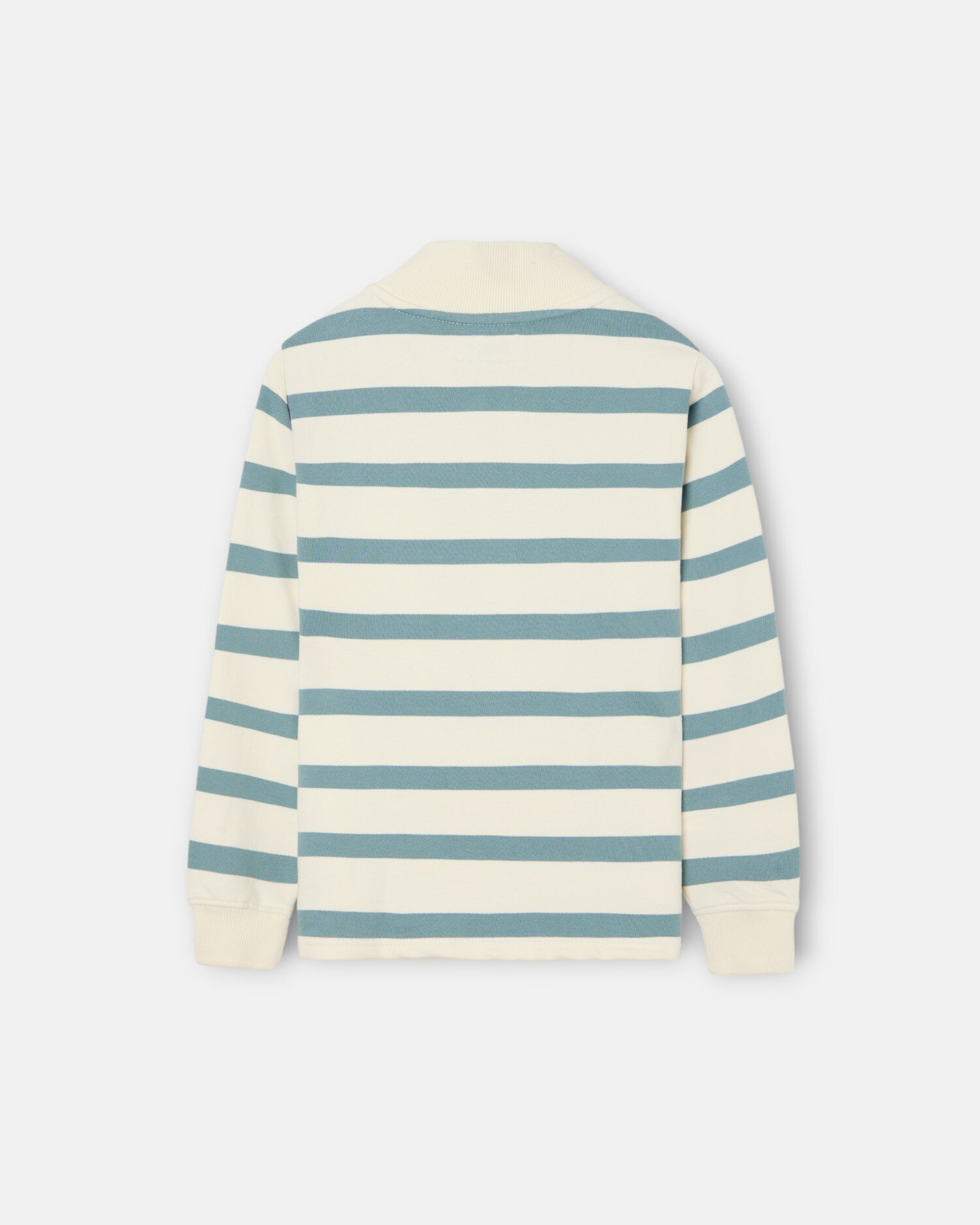 Sweat Infantil com Meia Fecho Zip Às Riscas Silbon Verde-2