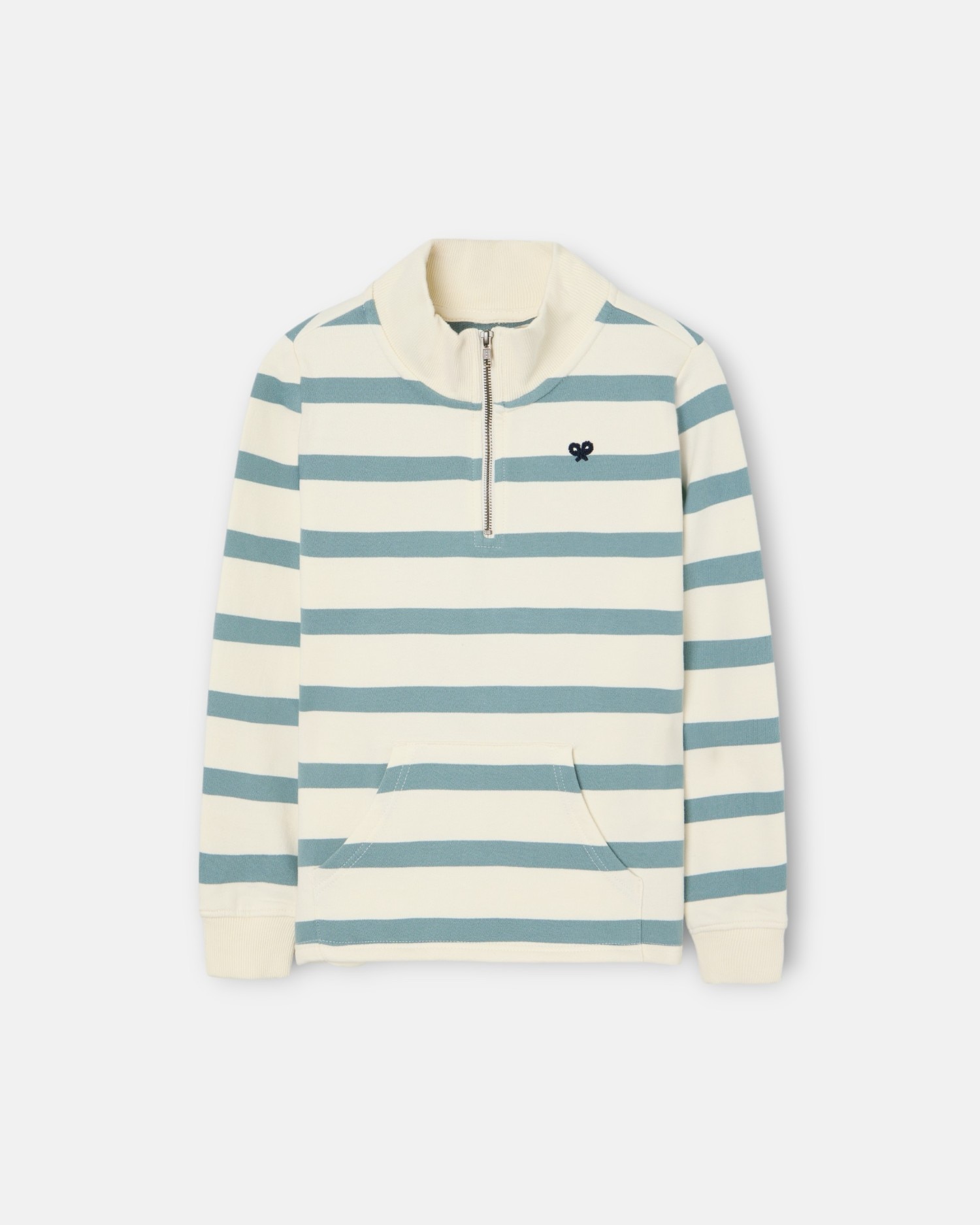 Imagem 0 de Sweat Infantil com Meia Fecho Zip Às Riscas