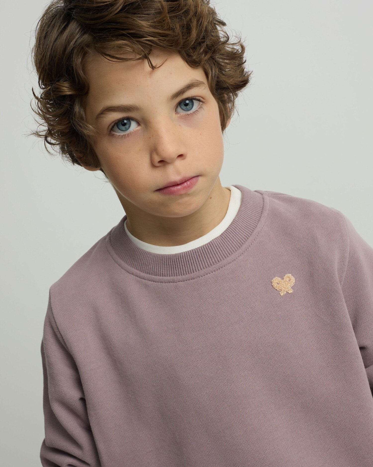 Sweatshirt Infantil Club Silbon Malva-3
