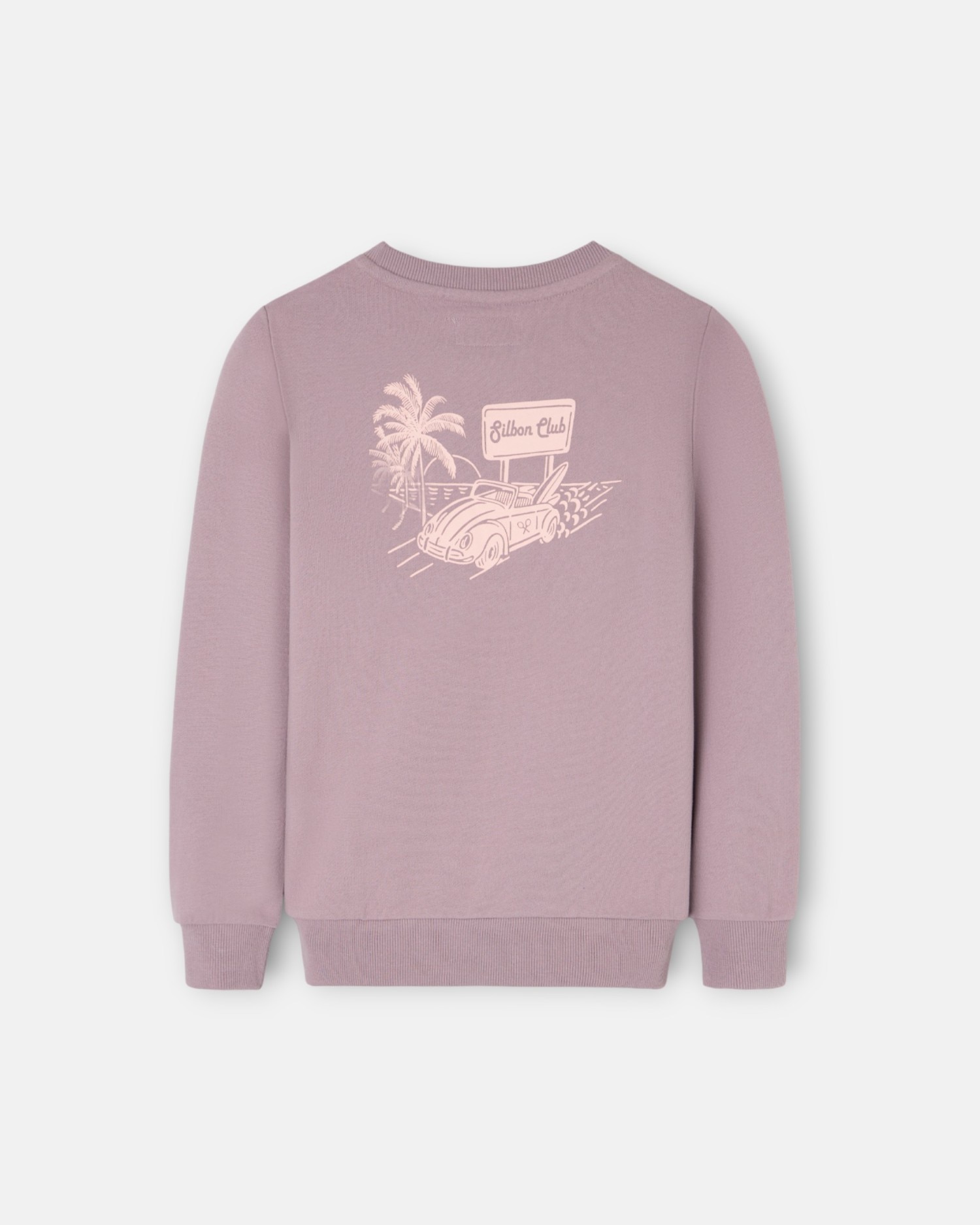 Sweatshirt Infantil Club Silbon Malva-5