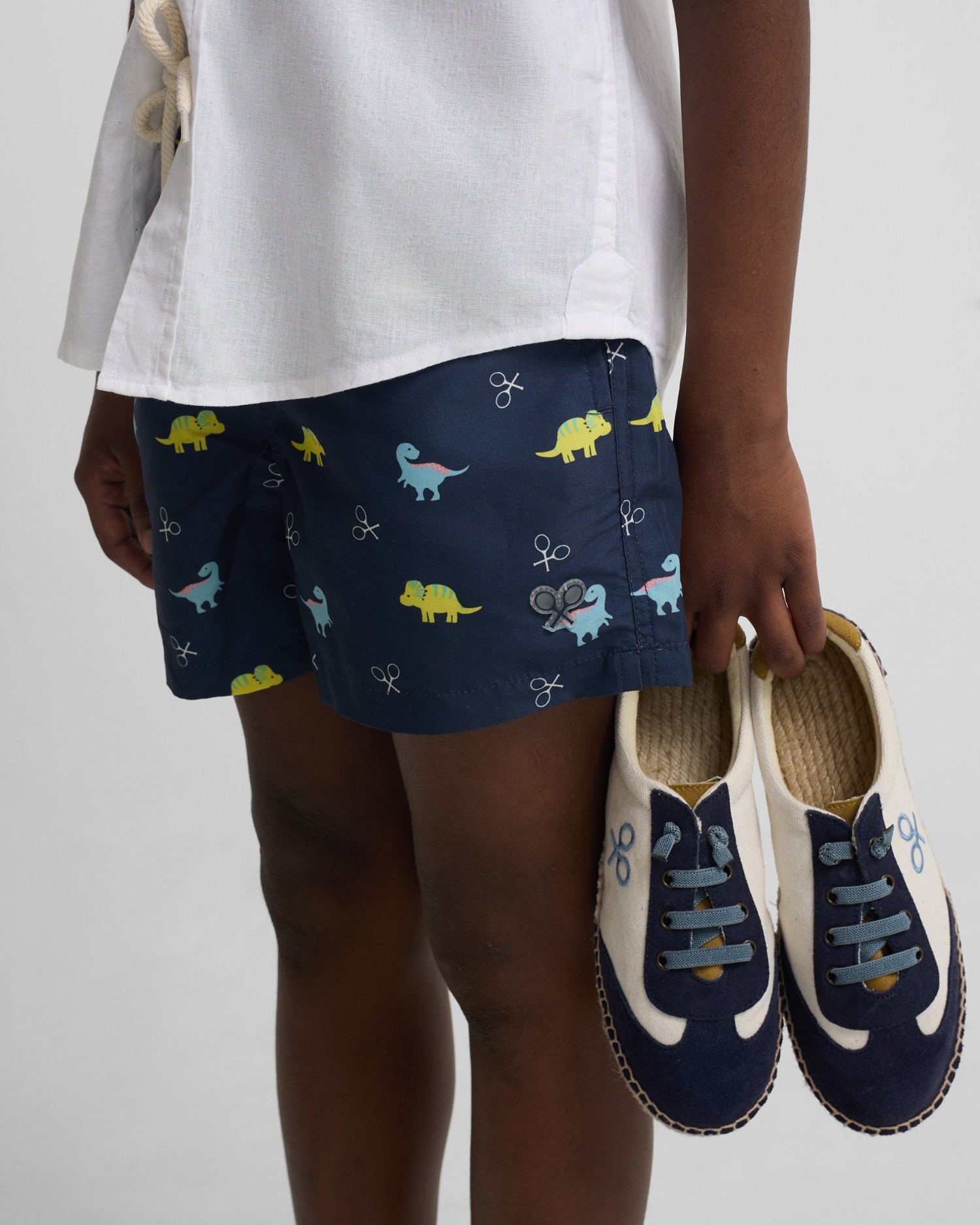 Fato de Banho Infantil Dinos Azul-marinho Silbon Azul-marinho-3