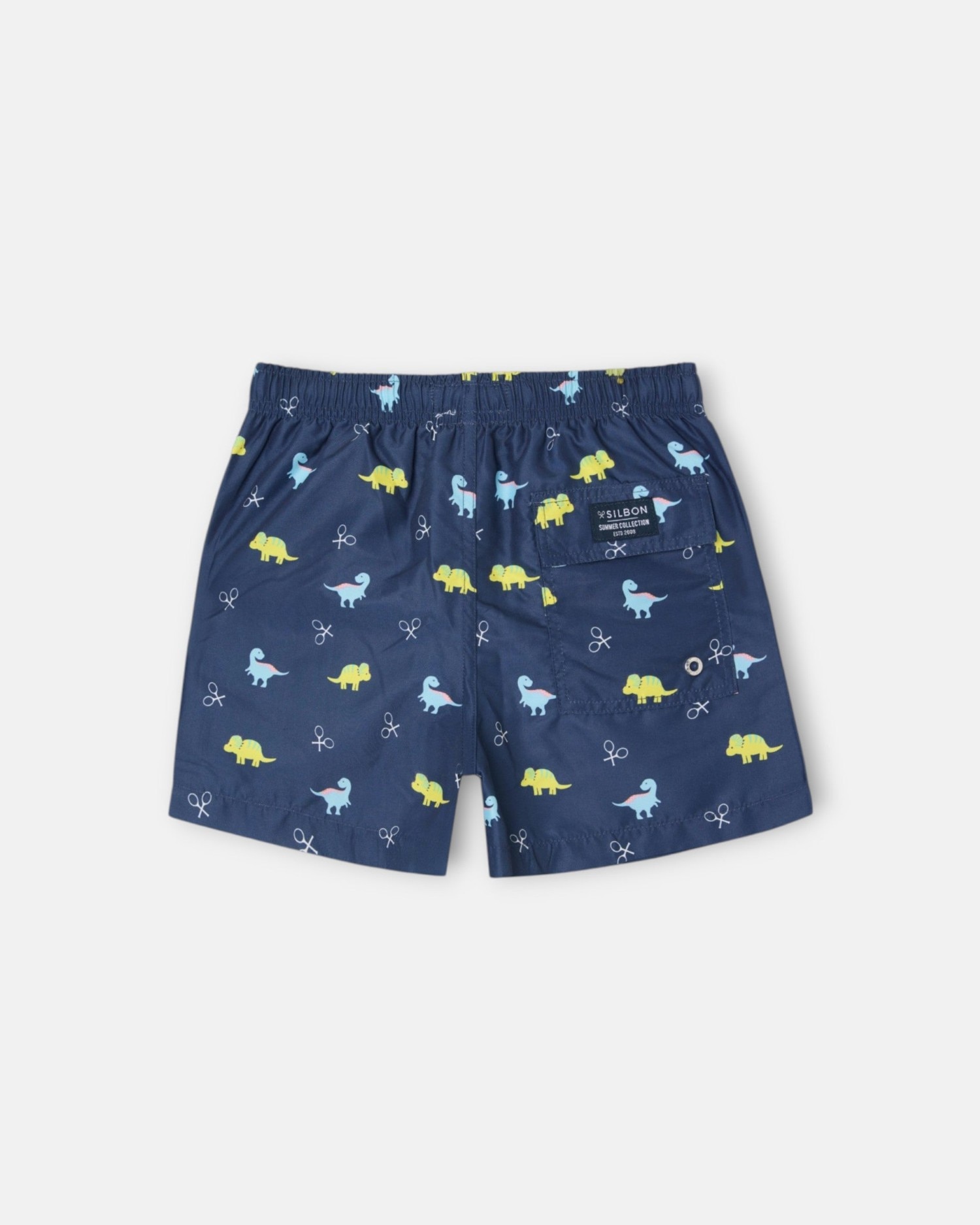 Fato de Banho Infantil Dinos Azul-marinho Silbon Azul-marinho-5