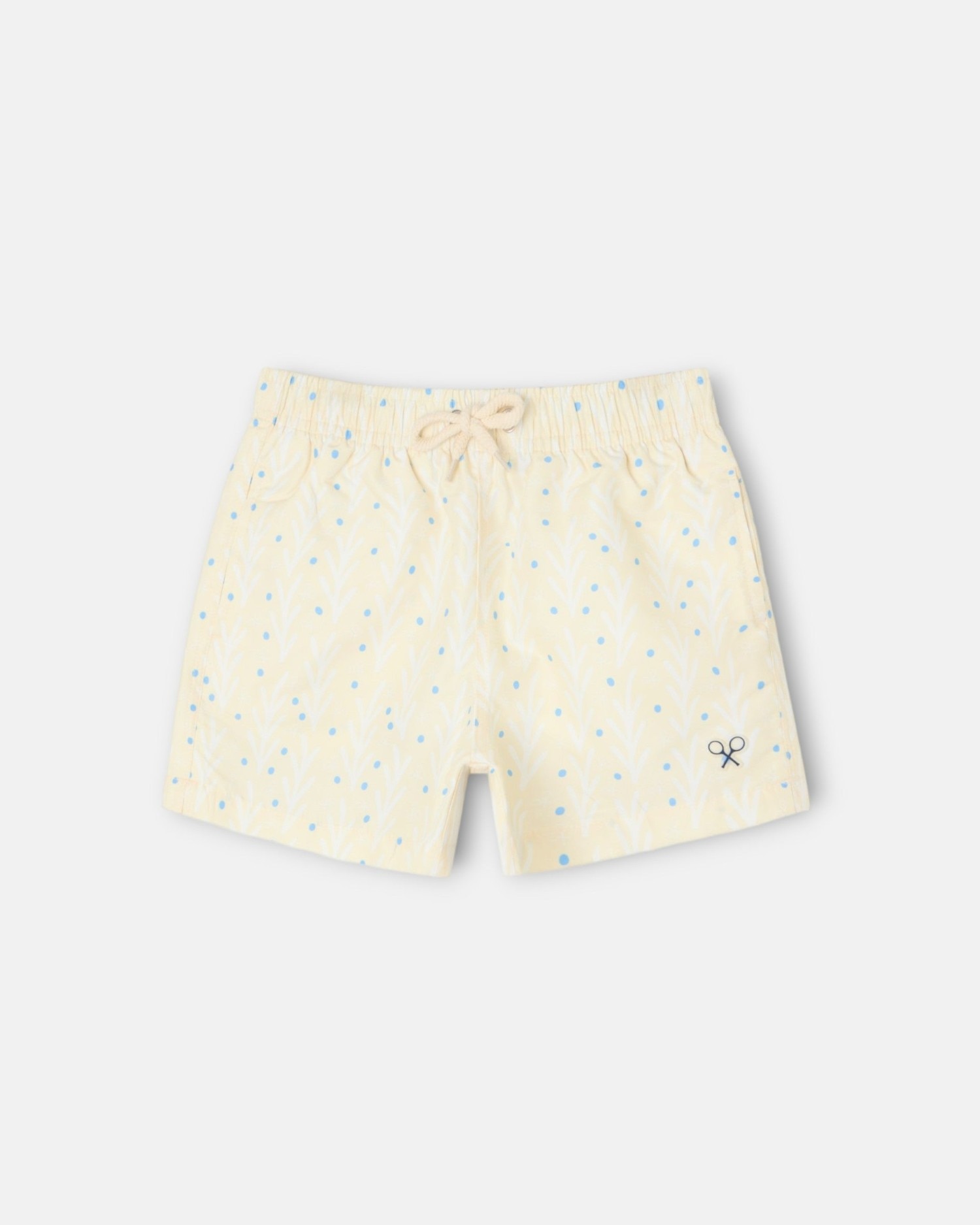 Fato de Banho Infantil Pontos em Amarelo Silbon Amarelo-4