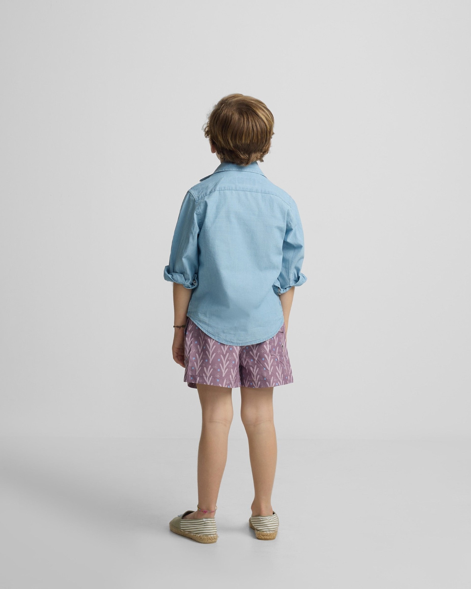 Fato de Banho Infantil Style Pontos Bordeaux-2