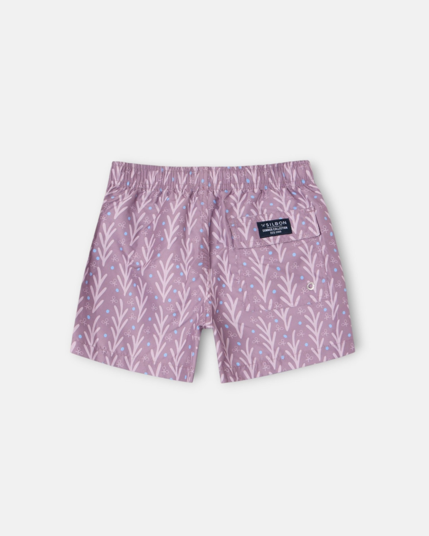 Fato de Banho Infantil Style Pontos Bordeaux-5