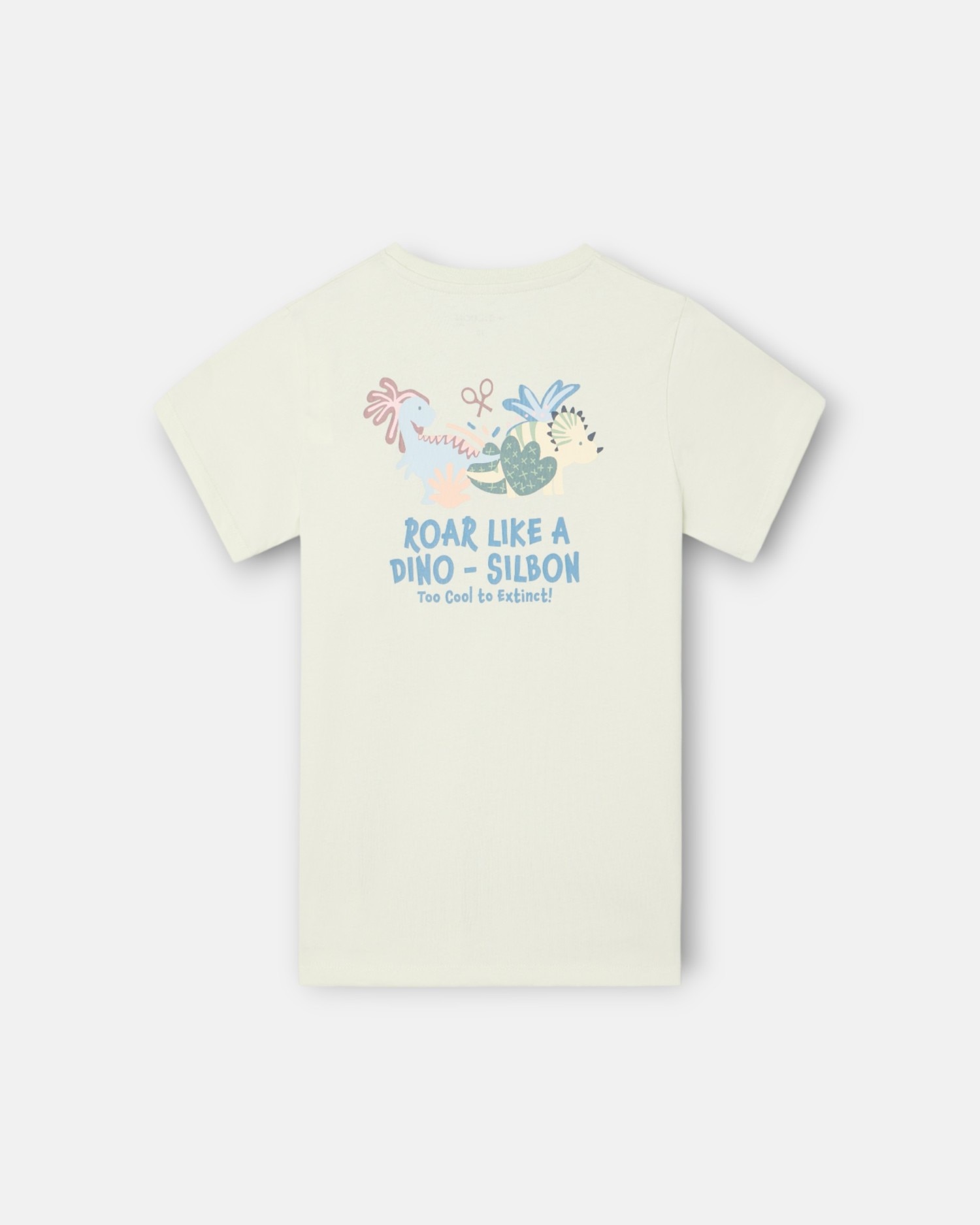 T-shirt Infantil Dino Silbon Verde-2