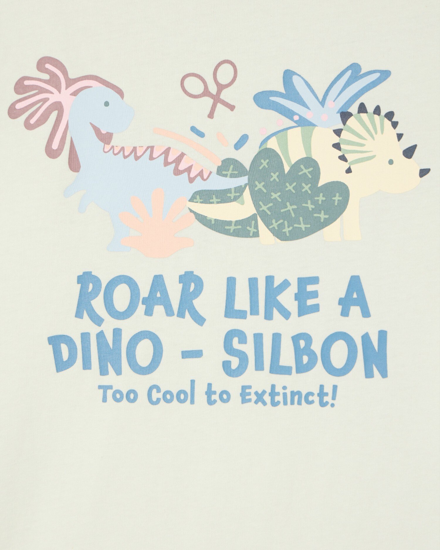 T-shirt Infantil Dino Silbon Verde-4