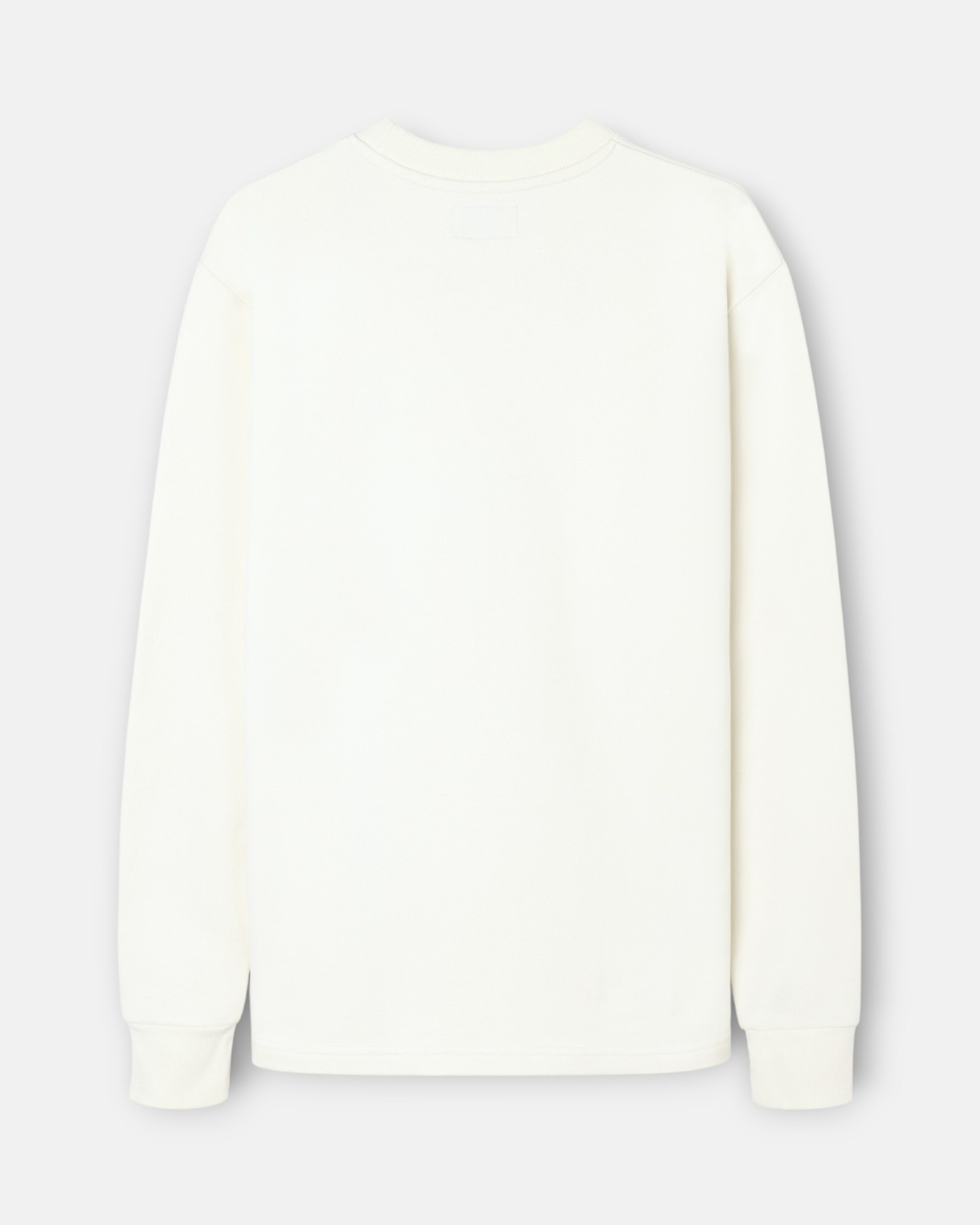 Sweatshirt sem Capuz com Bolso Cruise em Creme Creme-5