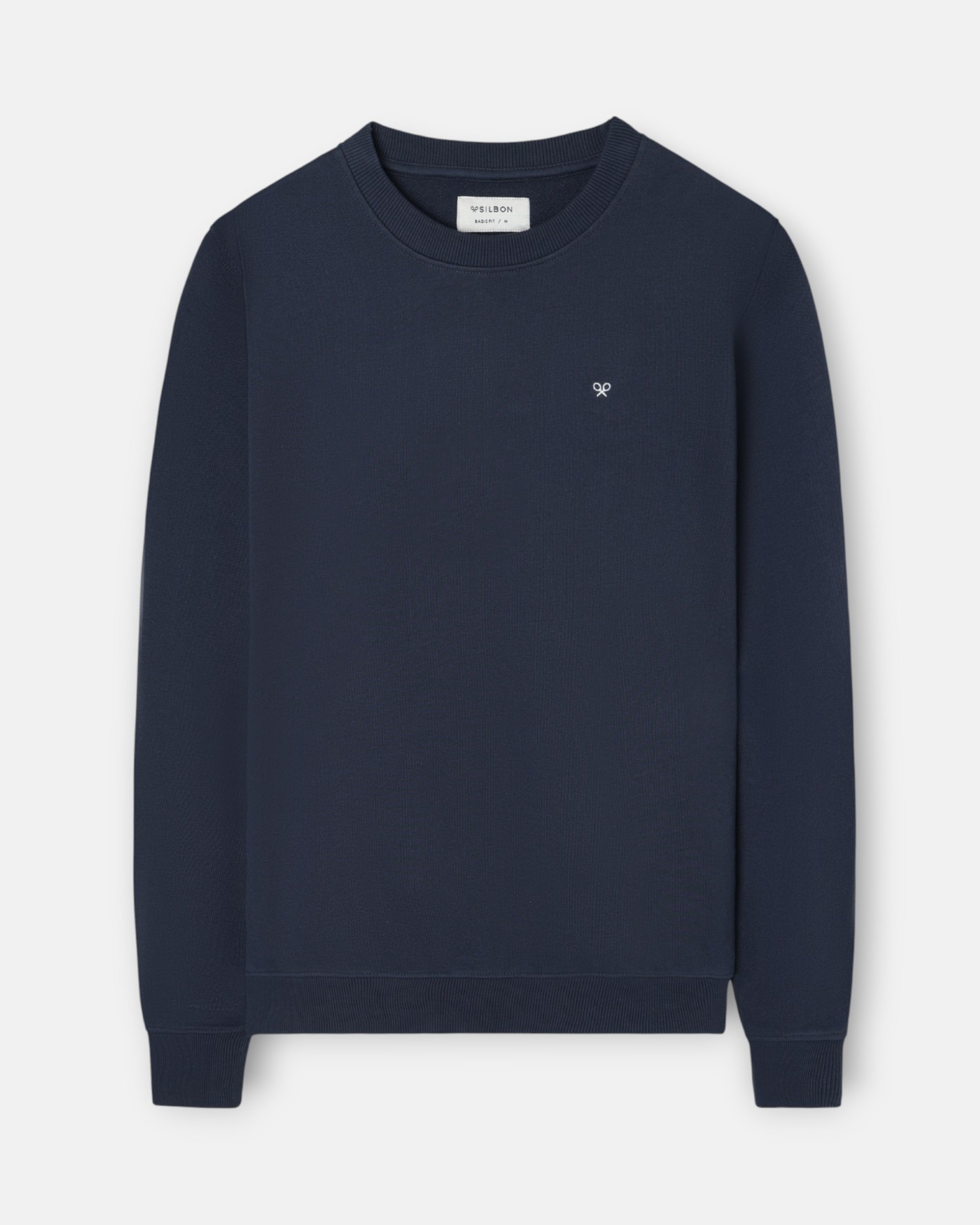 Sweat Slbn com Bordados Azul-marinho-1