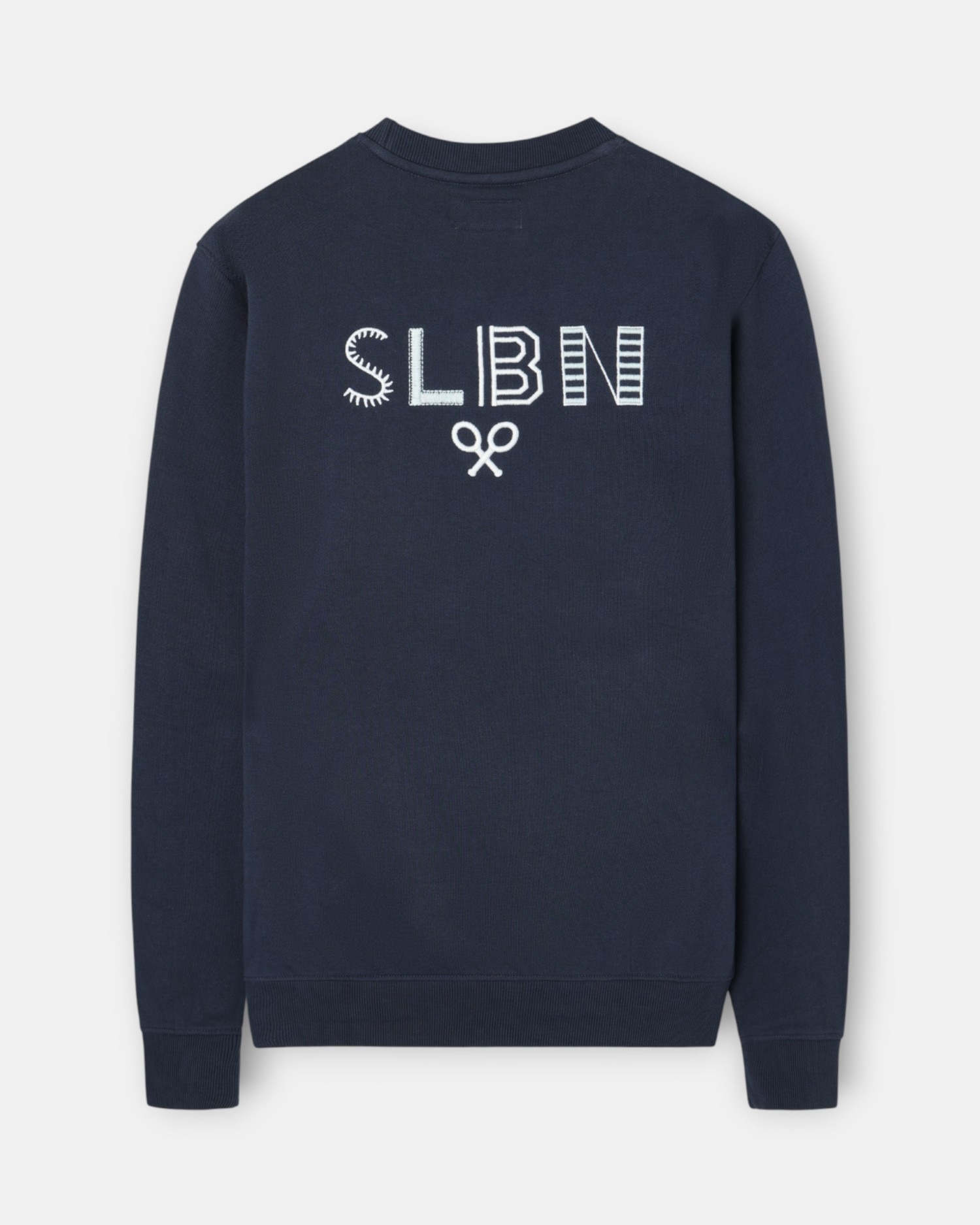 Sweat Slbn com Bordados Azul-marinho-2