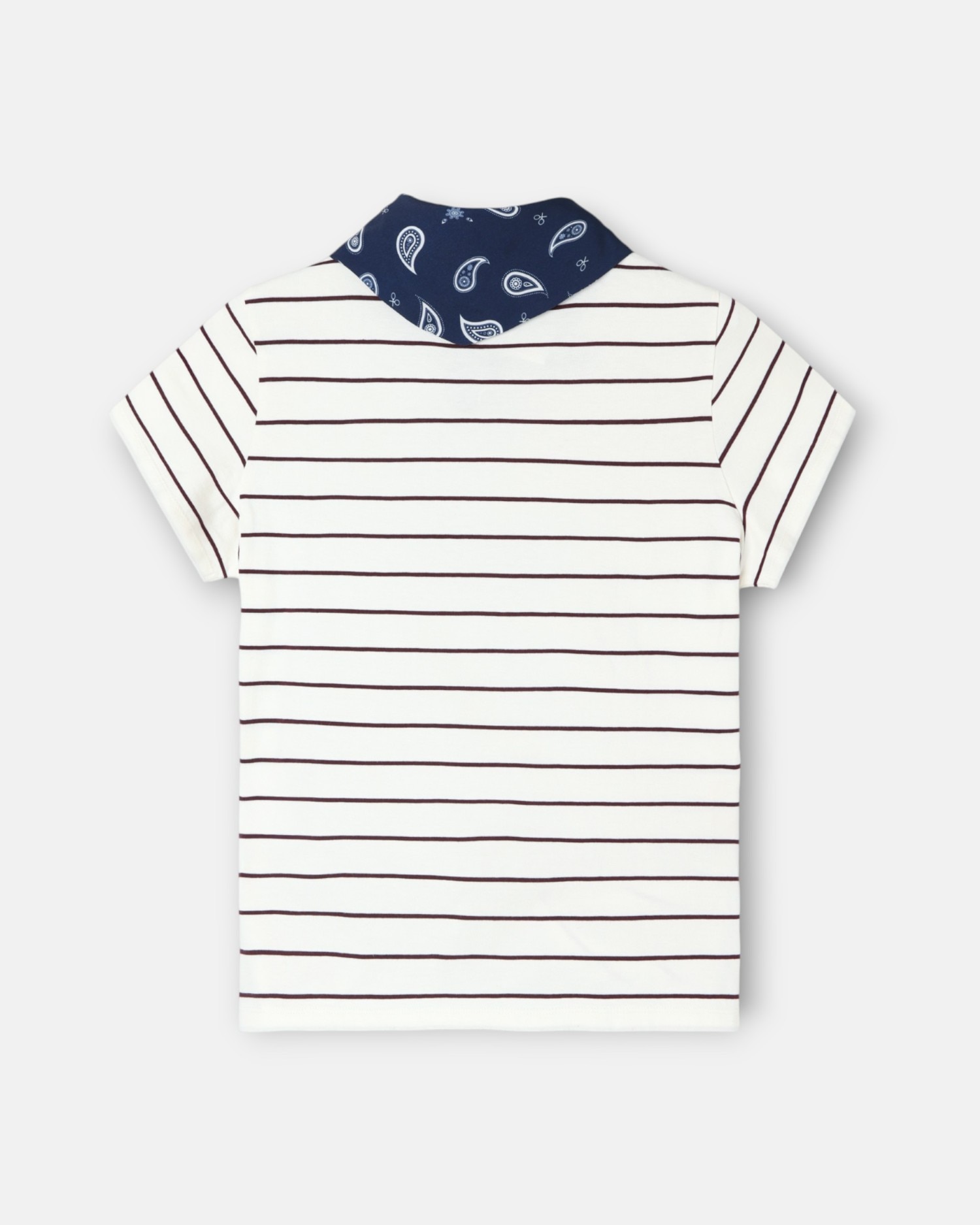 T-shirt com Aplique Silbon Bandana Roxo-5