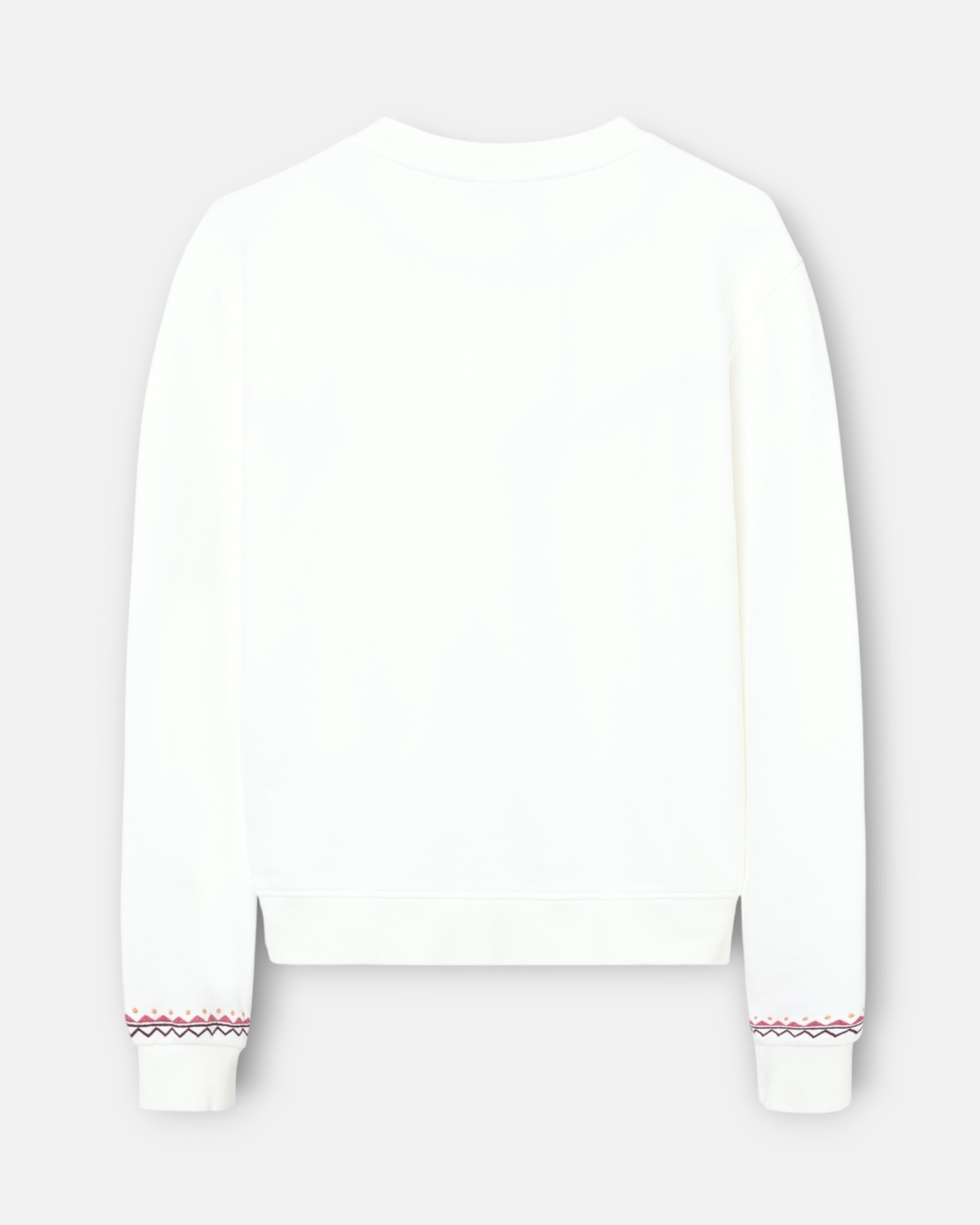 Sweatshirt com Bordado Silbon Cru-5