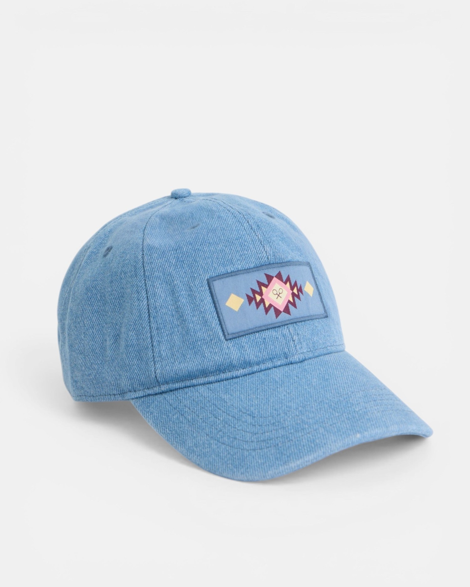 Imagem 0 de Boné Motivo Étnico Denim