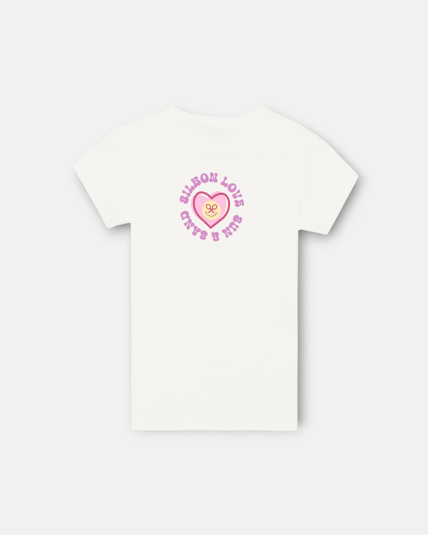 T-shirt Infantil Love Branca Silbon Branca-2