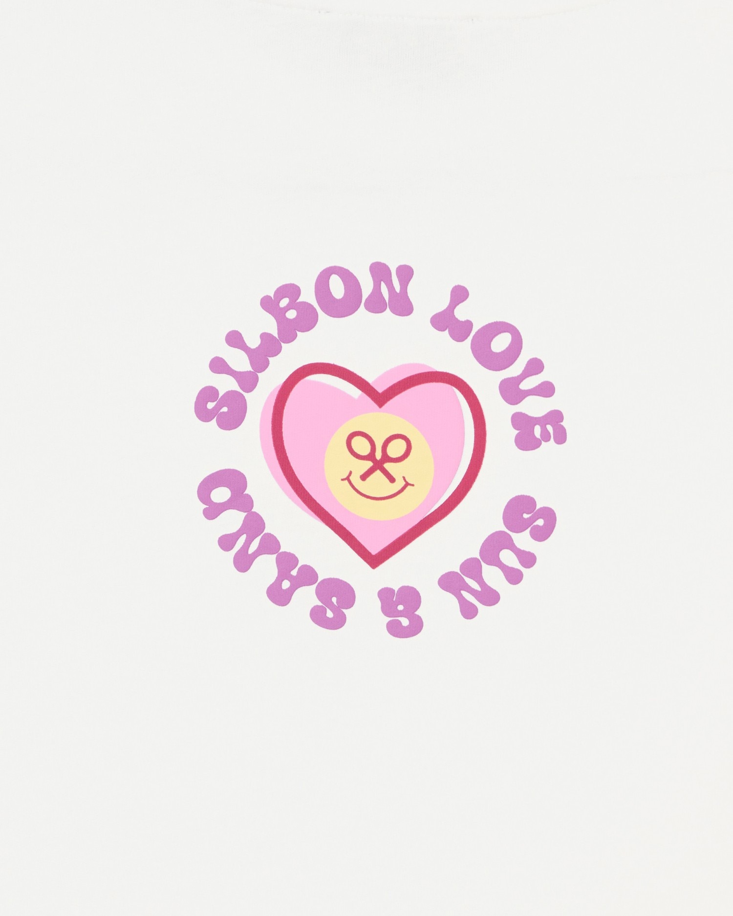 T-shirt Infantil Love Branca Silbon Branca-4
