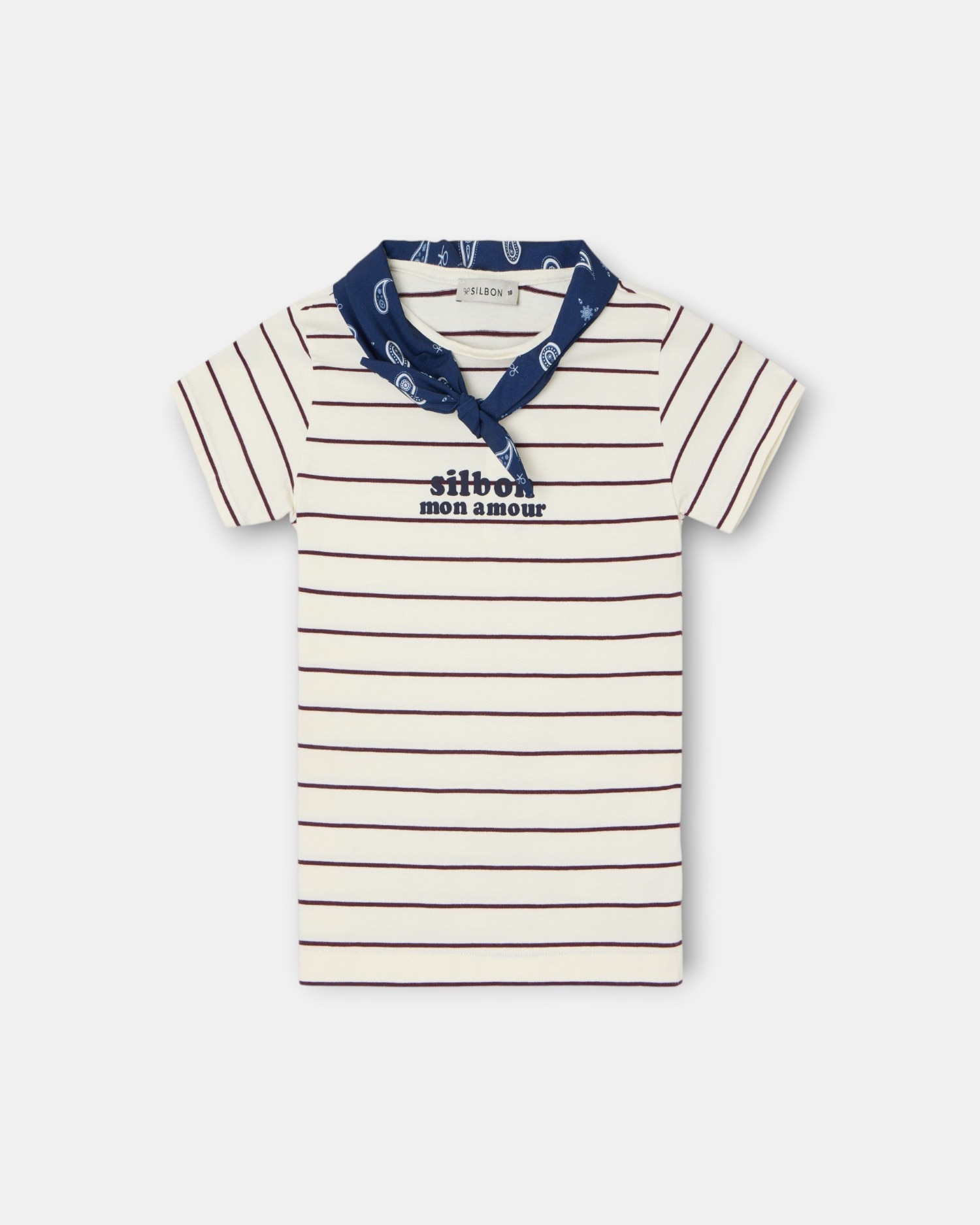 Imagem 0 de T-shirt Infantil com Aplique Bandana em Azul