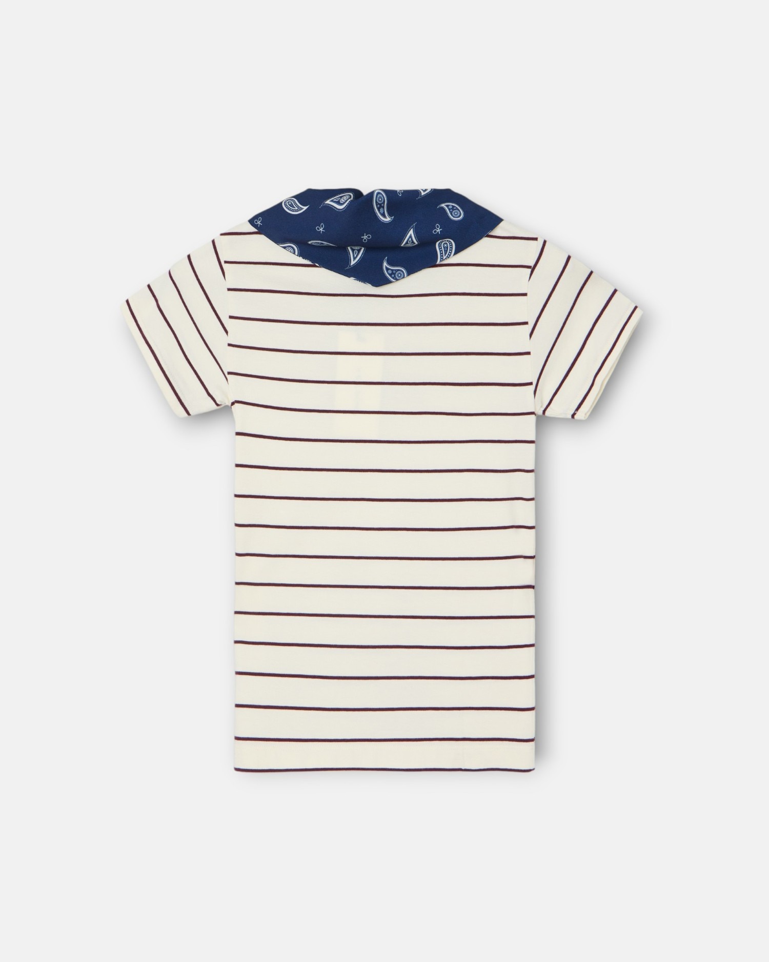 T-shirt Infantil com Aplique Bandana Azul Silbon Azul-2