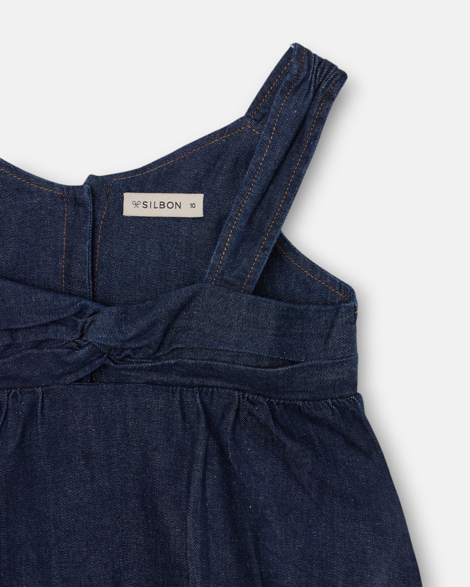 Top Infantil Denim Azul Silbon Azul-2