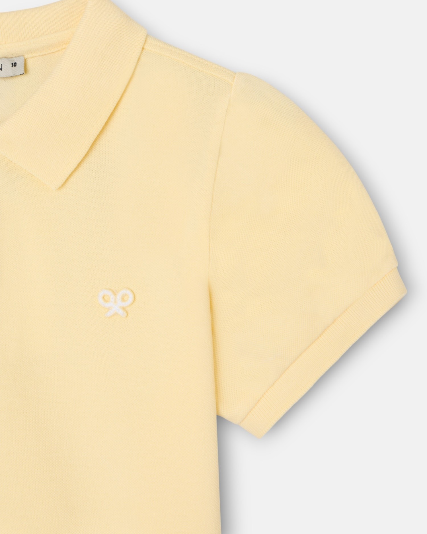 Polo de Manga Abalonada Silbon Amarelo-3