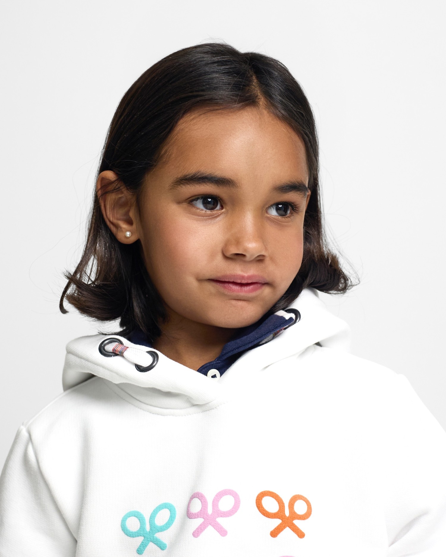 Sweat Infantil Raquetes Smile Branca Silbon Branco-3