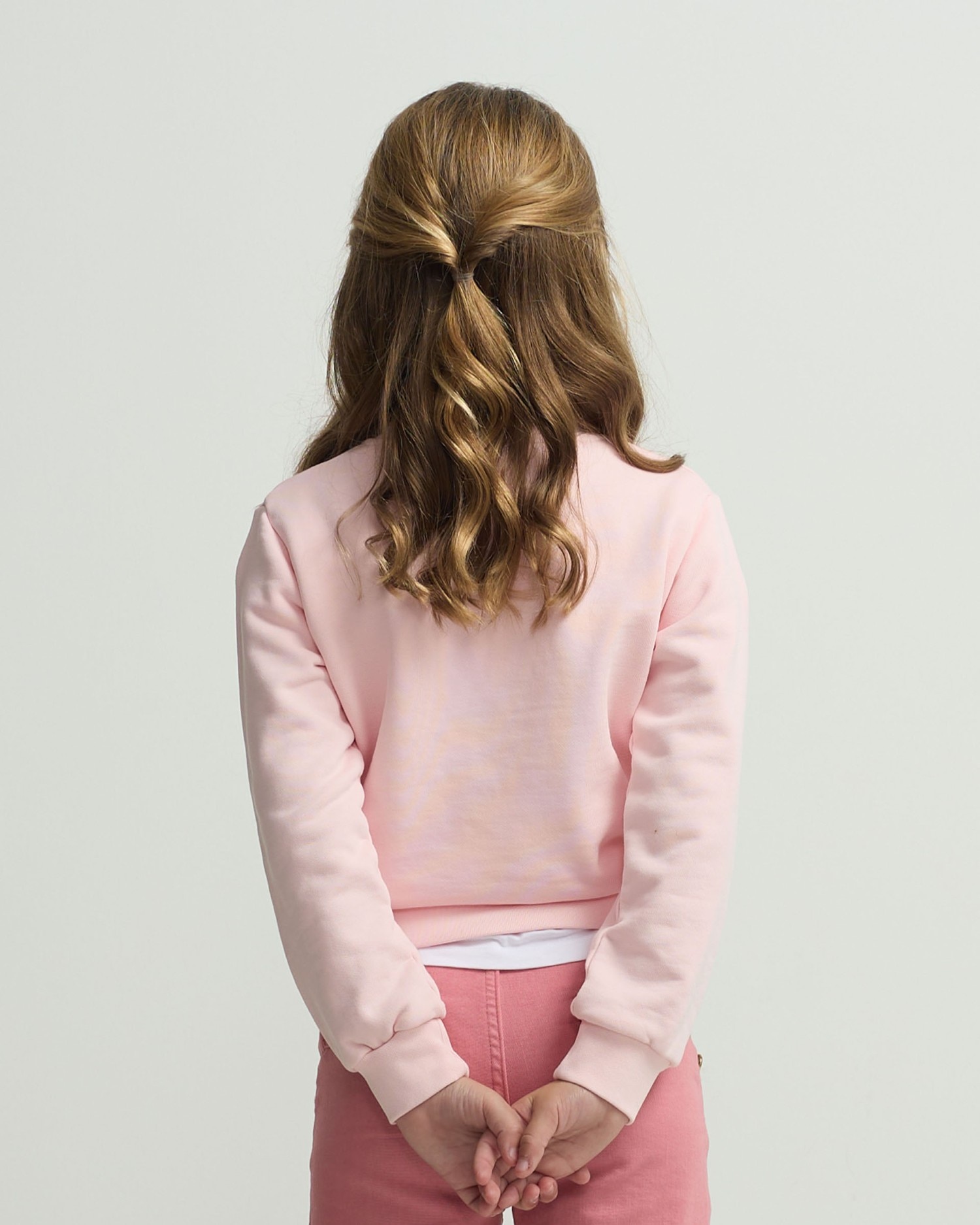 Sweat Infantil Smile Rosa Silbon Rosa-claro-2