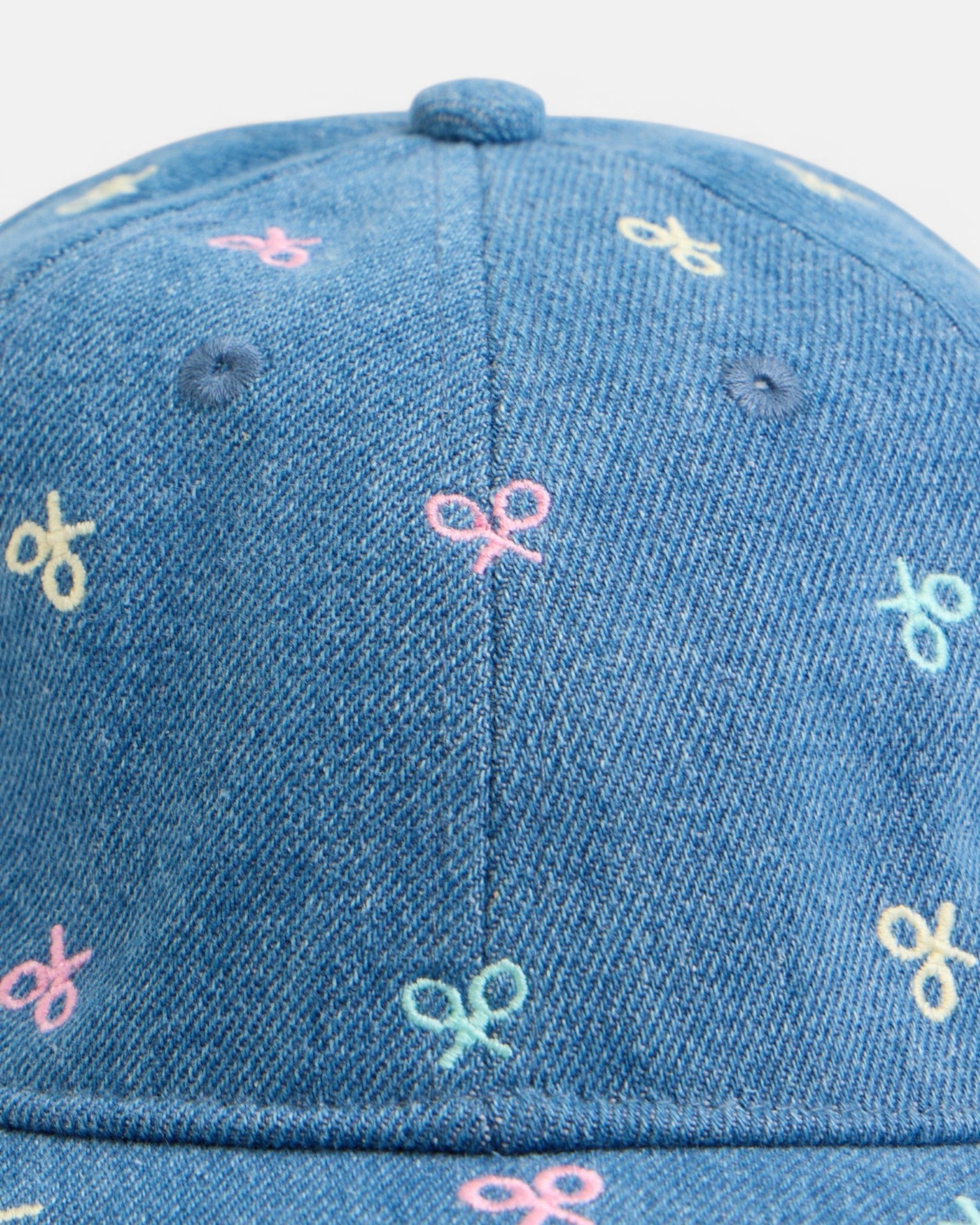 Boné Girl Raquetes Denim Azul-2