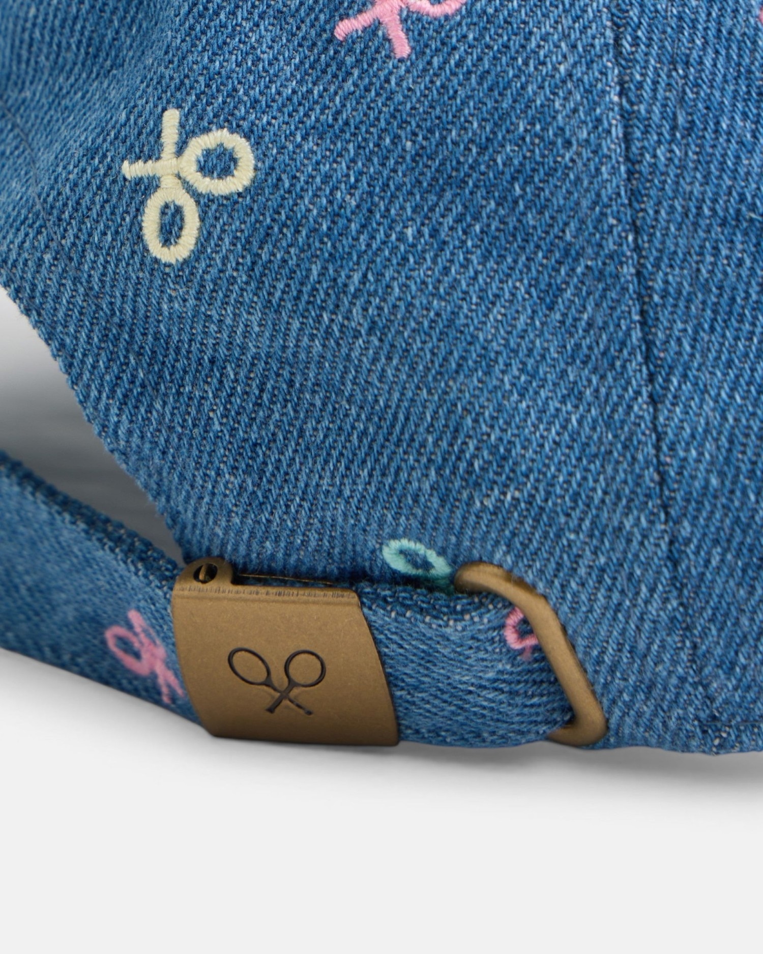 Boné Girl Raquetes Denim Azul-4