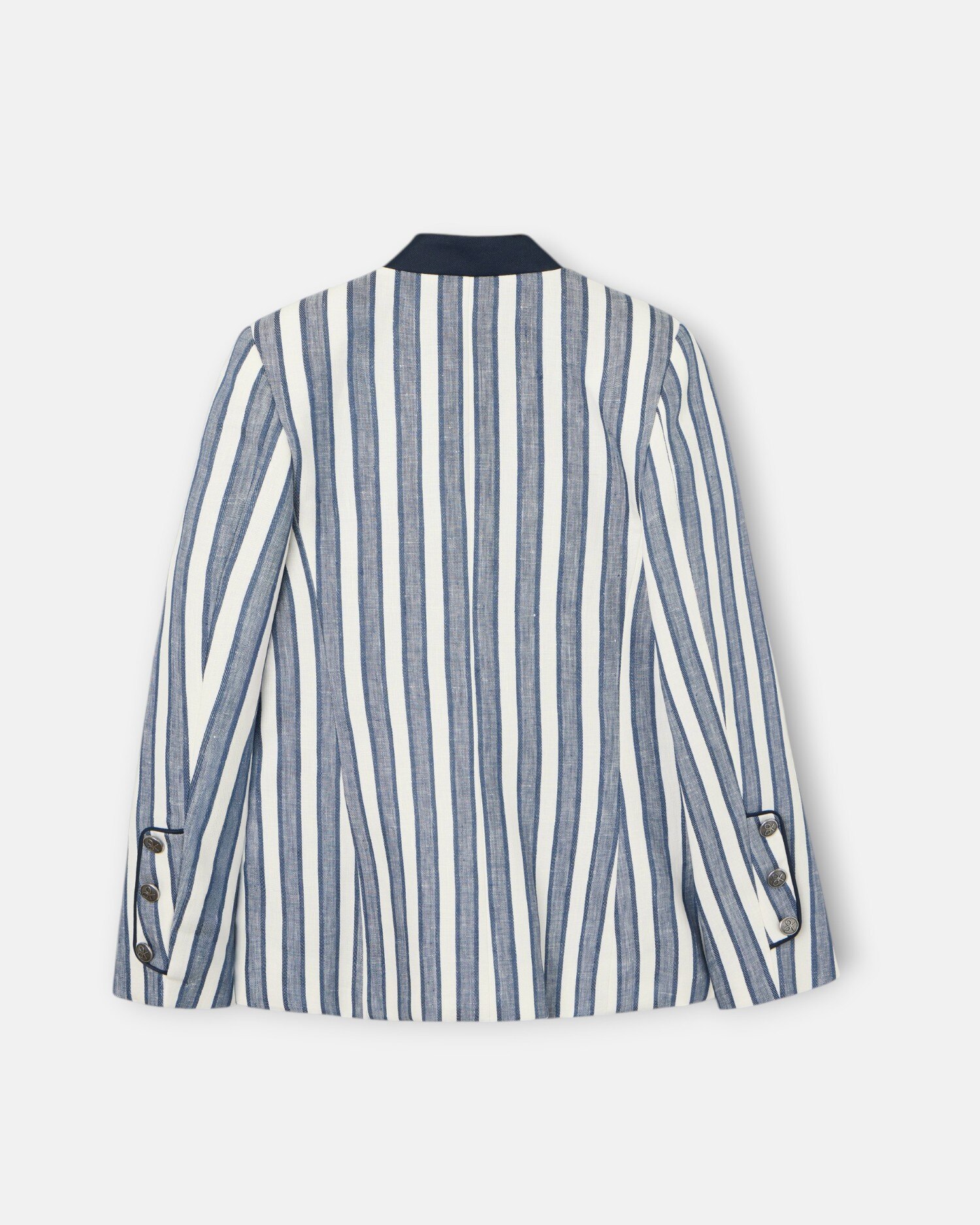 Blazer Infantil Marinheiro Às Riscas em Azul Silbon Azul-2