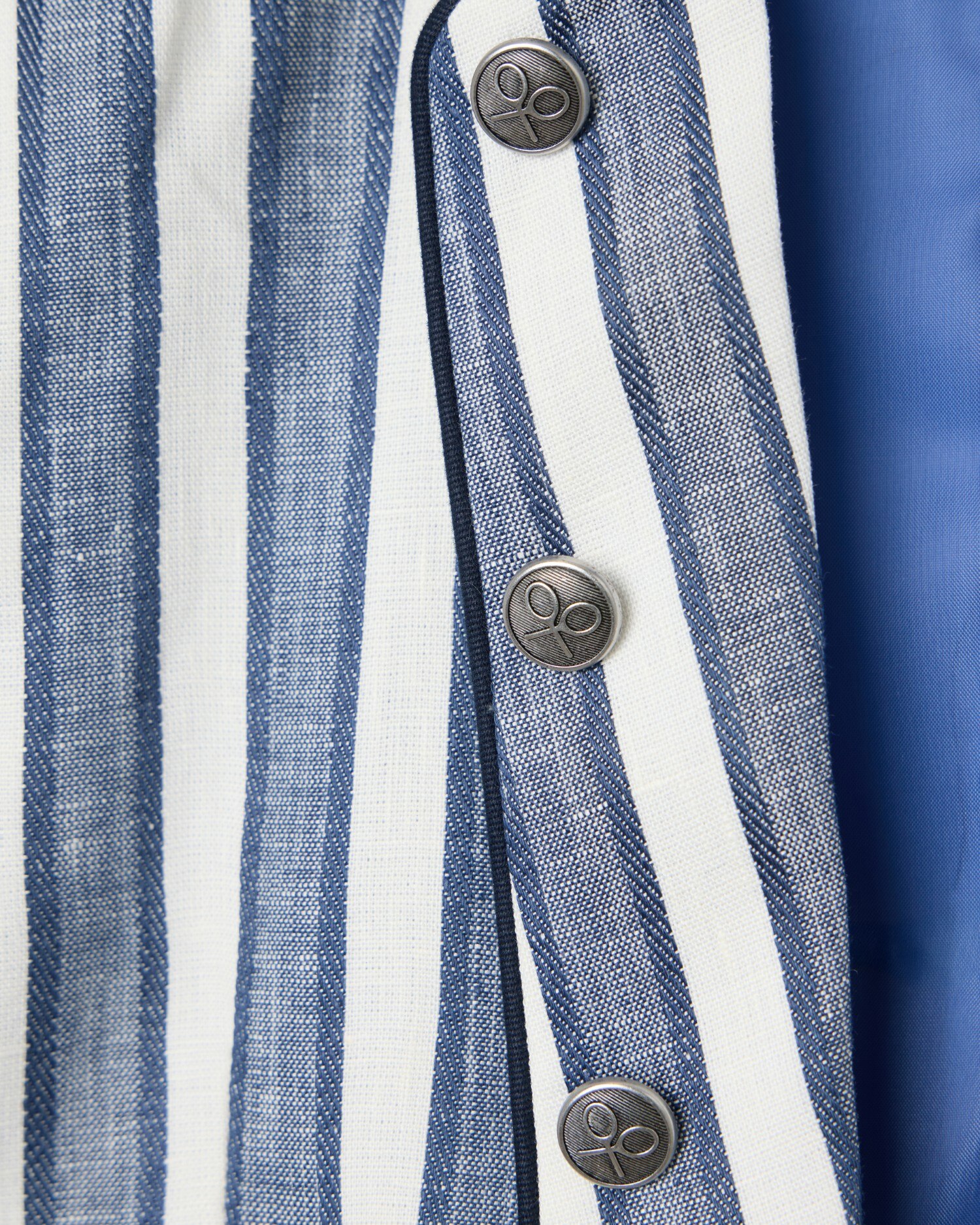 Blazer Infantil Marinheiro Às Riscas em Azul Silbon Azul-3