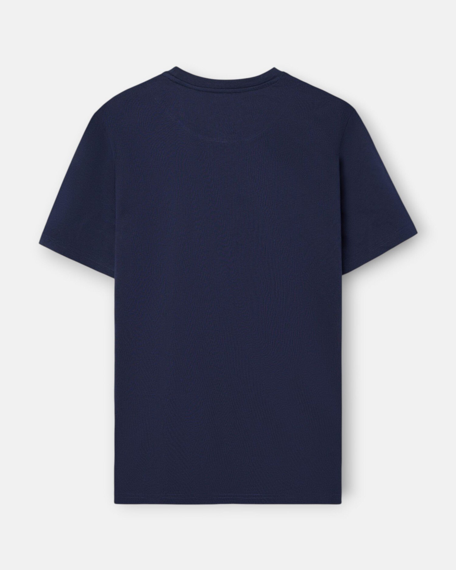 Pijama Curto com Bolso Às Riscas em Azul-marinho Azul-marinho-4