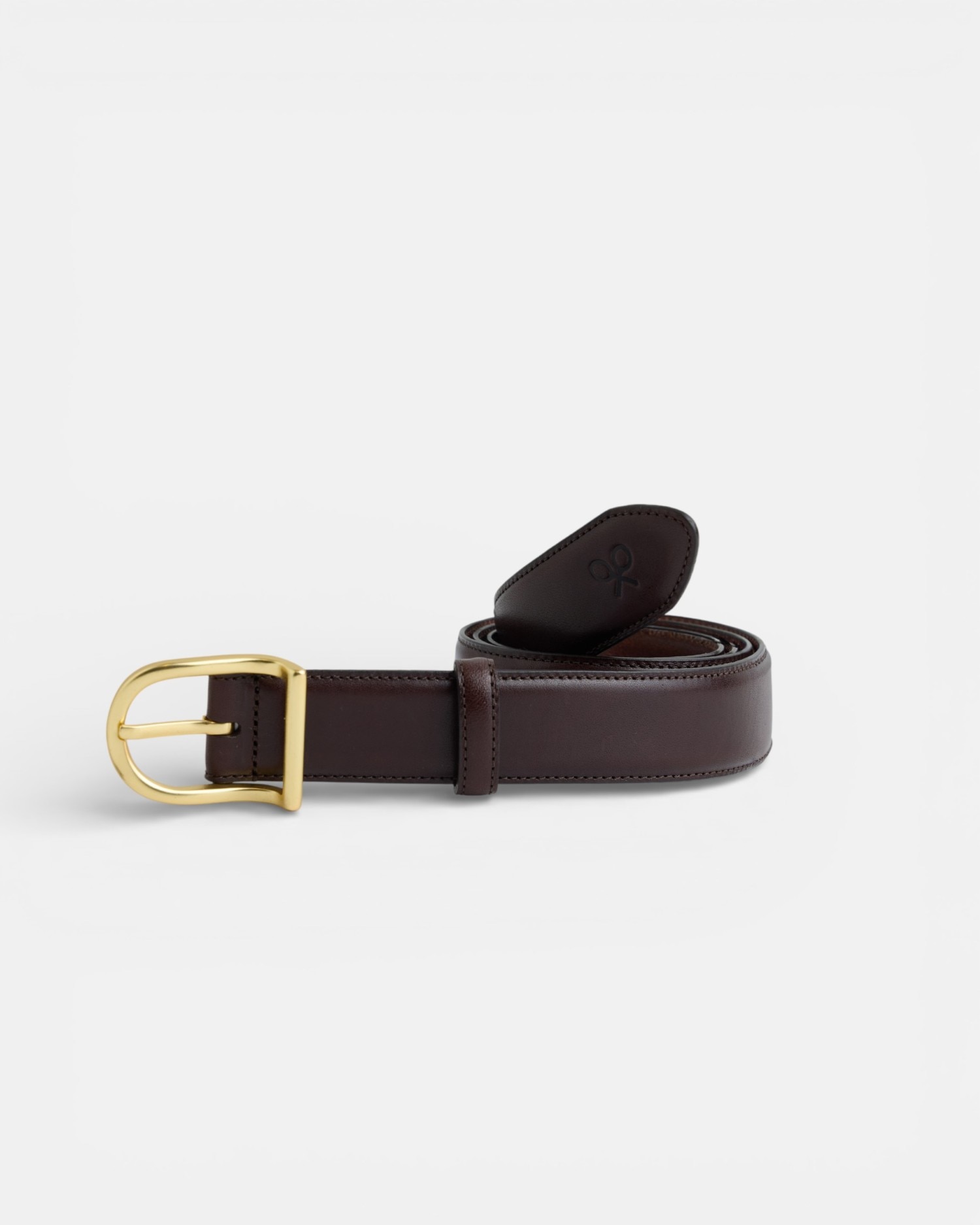 Imagem 0 de Cinto Liso Pele em Castanho