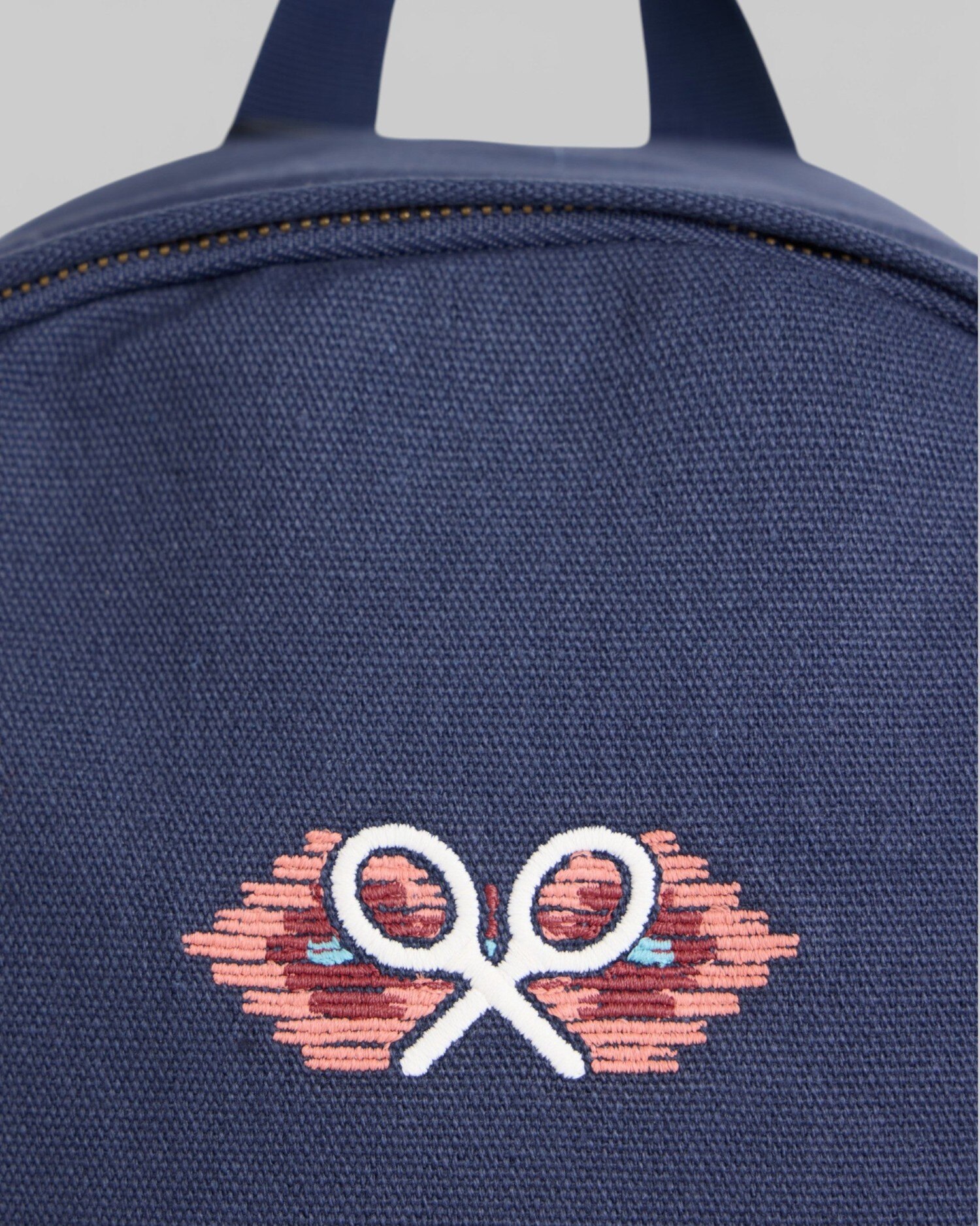 Mochila Raquete Étnica Azul-marinho Azul-marinho-2