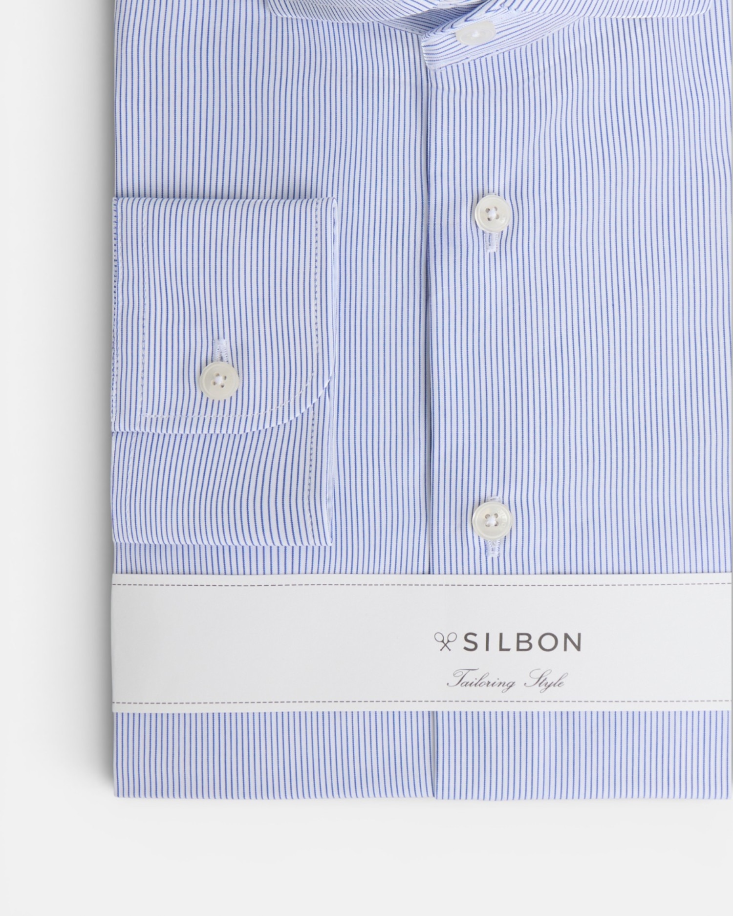 Camisa Formal Mini-riscas Azul-marinho Azul-marinho-3