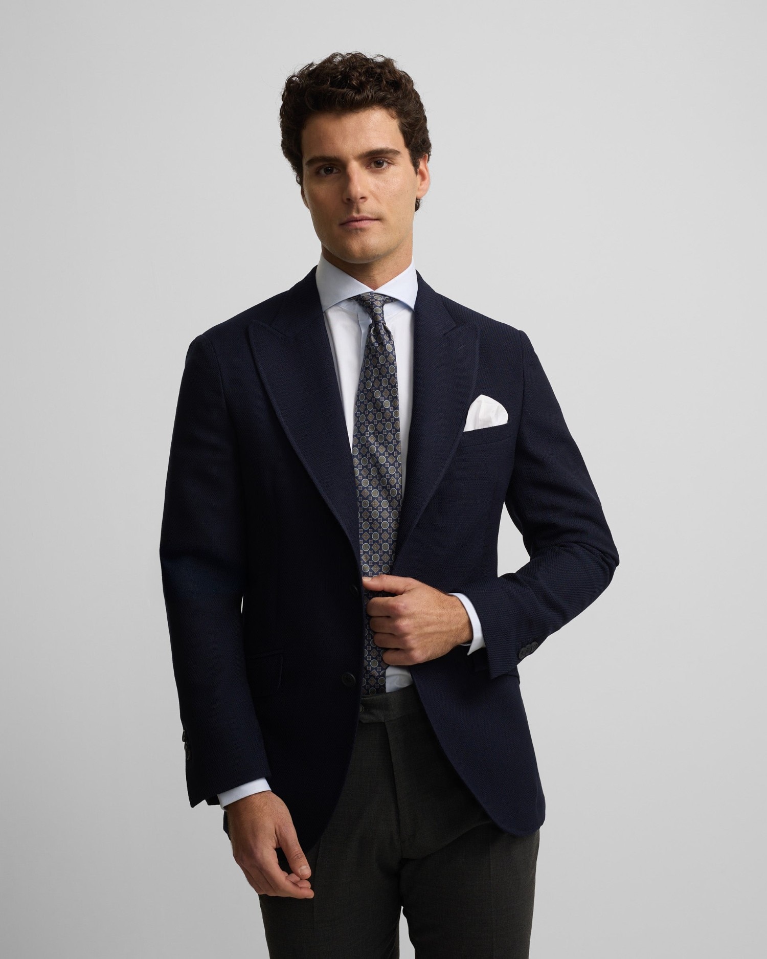 Imagem 0 de Blazer Estruturado Azul-marinho