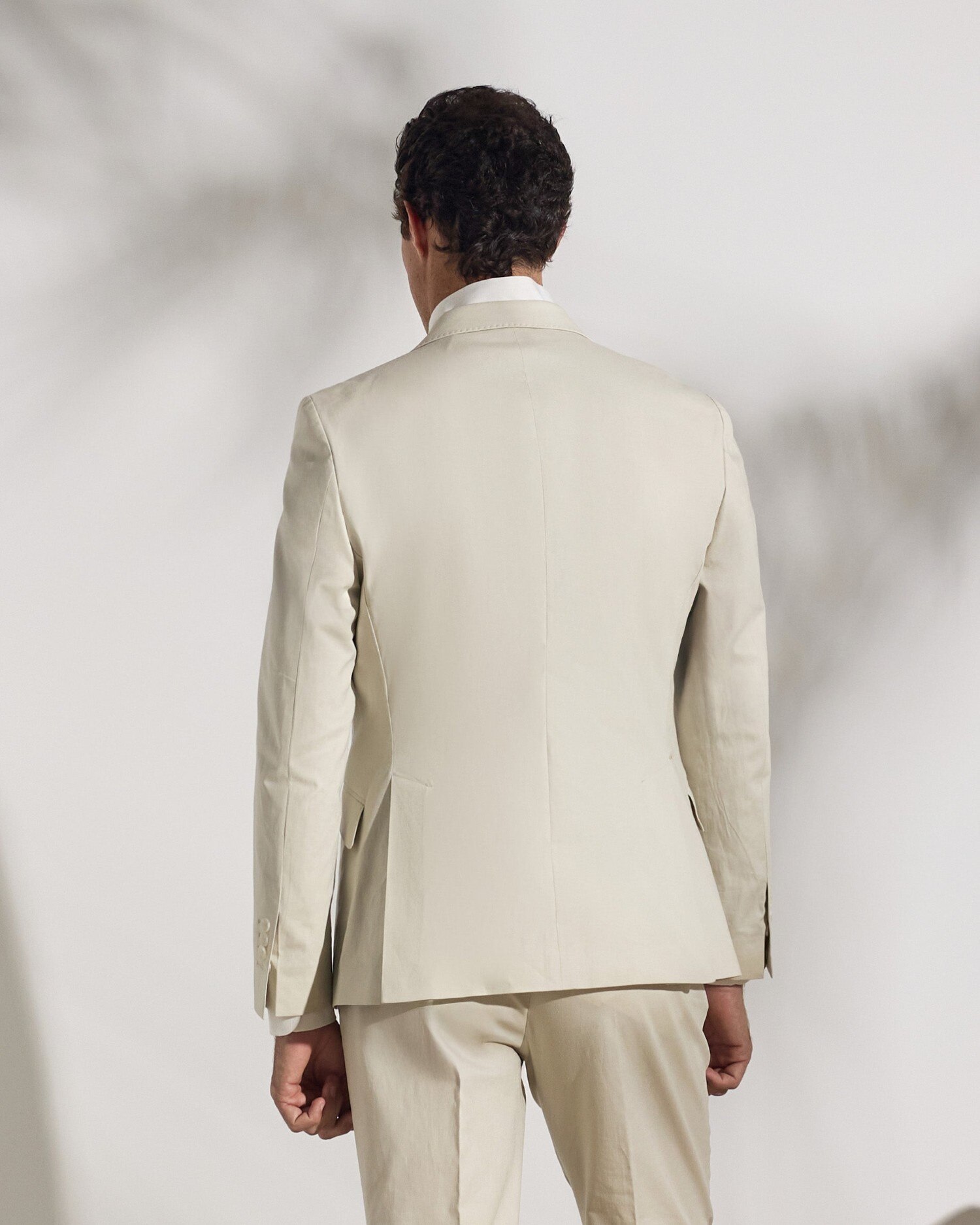 Blazer de Fato Unique de Linho em Pedra Pedra-2