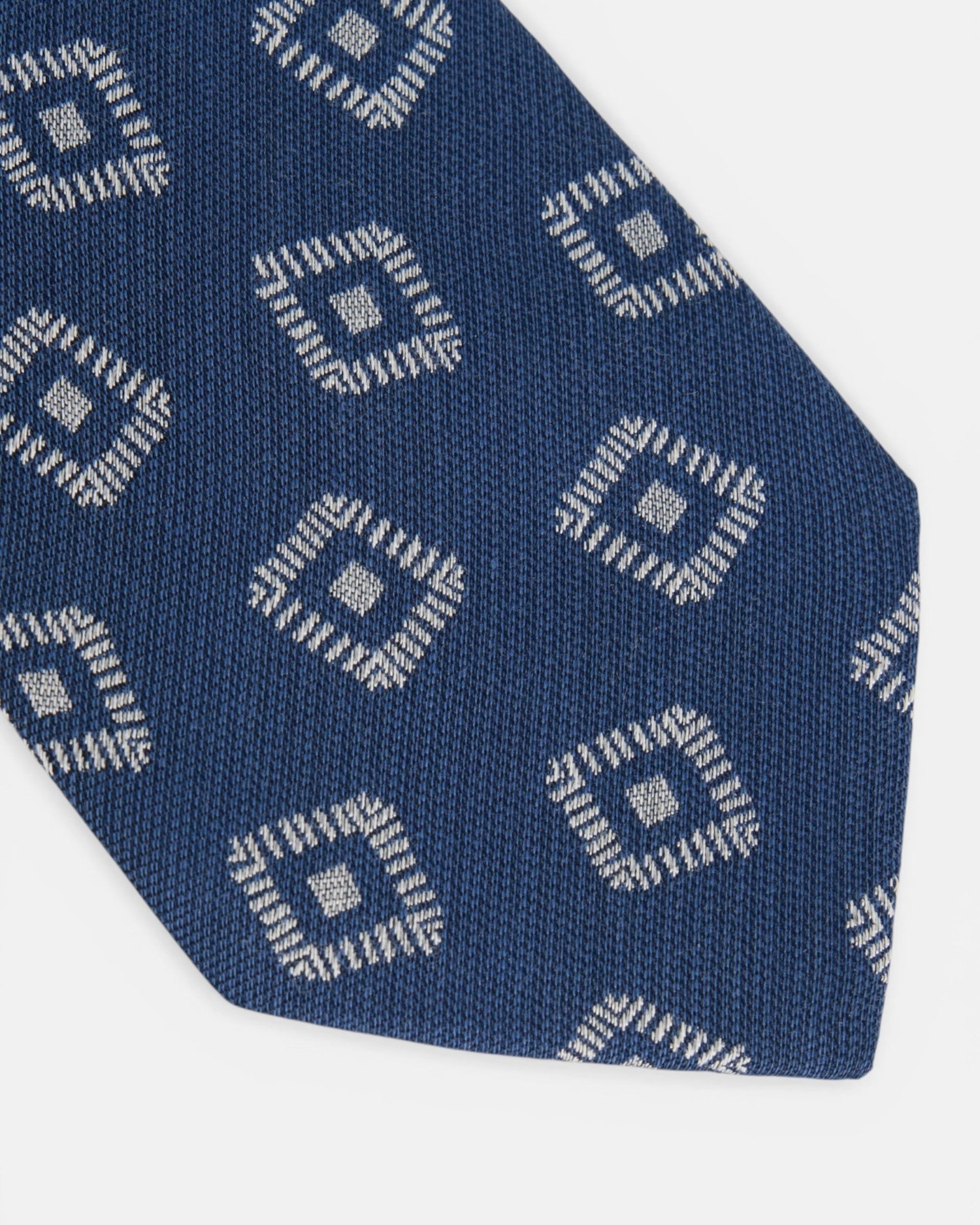 Gravata com Motivo Jacquard Azul-marinho Azul-marinho-4