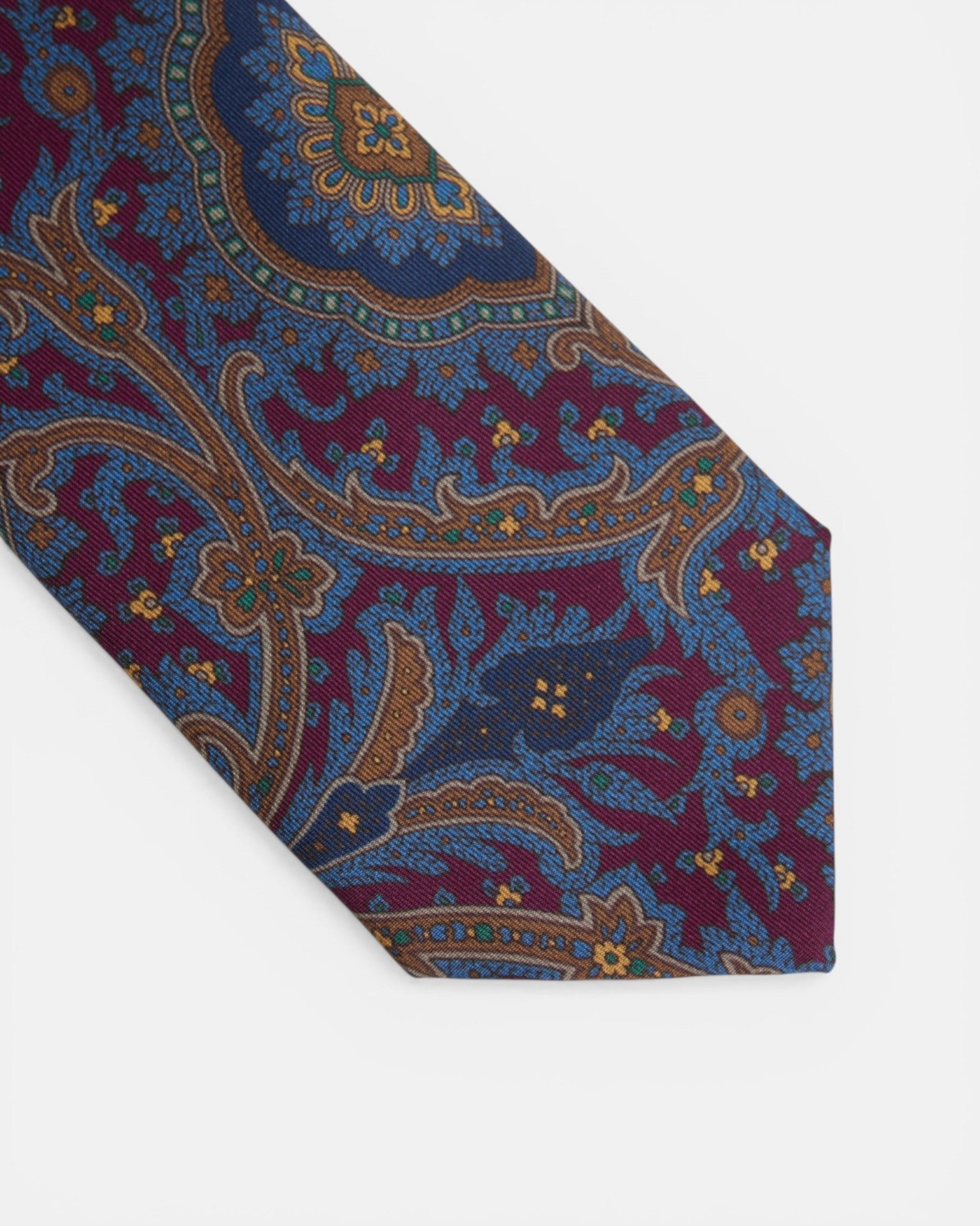 Gravata Estampada Pasley Bordeaux Bordeaux-3