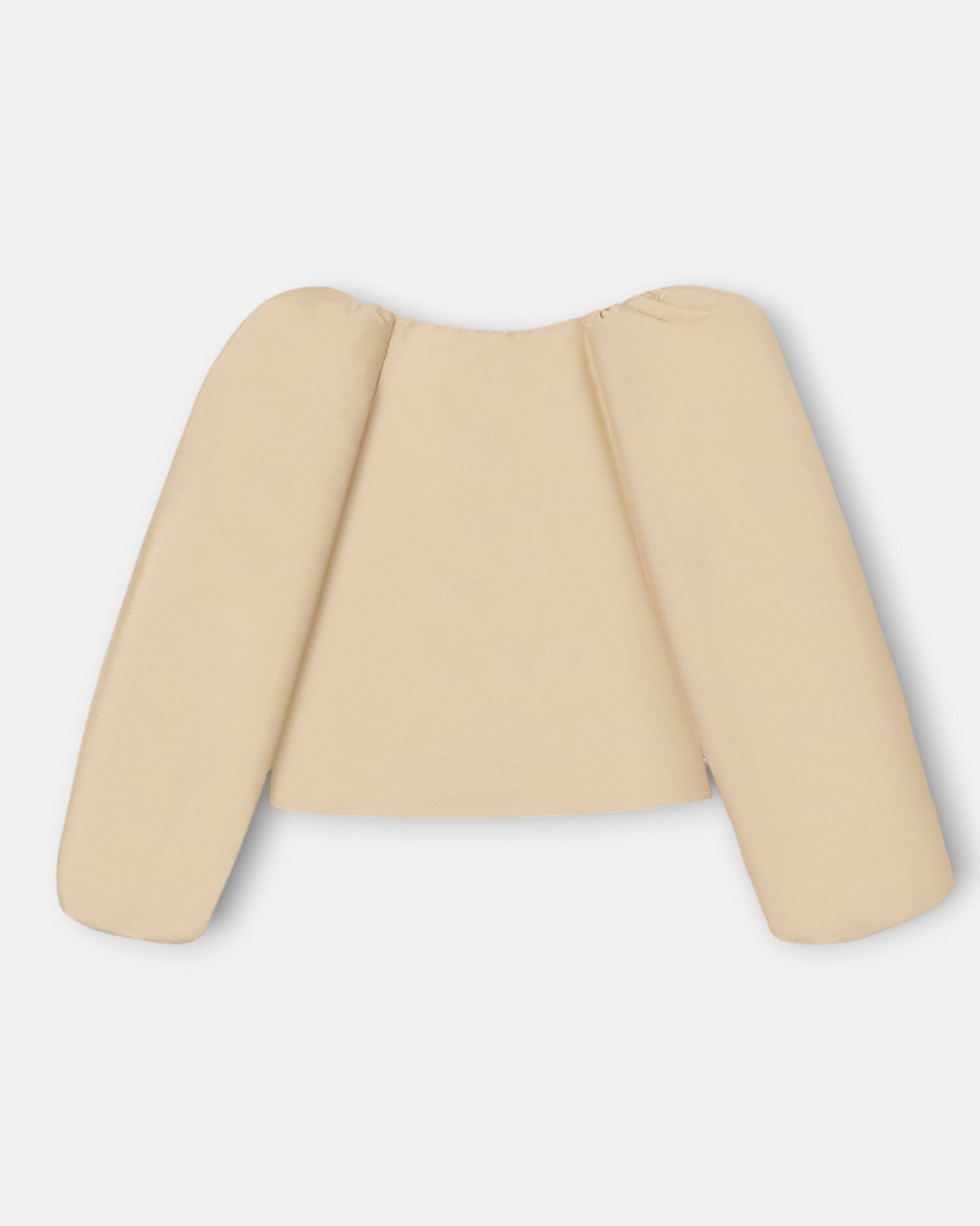 Blusa Event Collection de Manga Farol Bege Bege-5