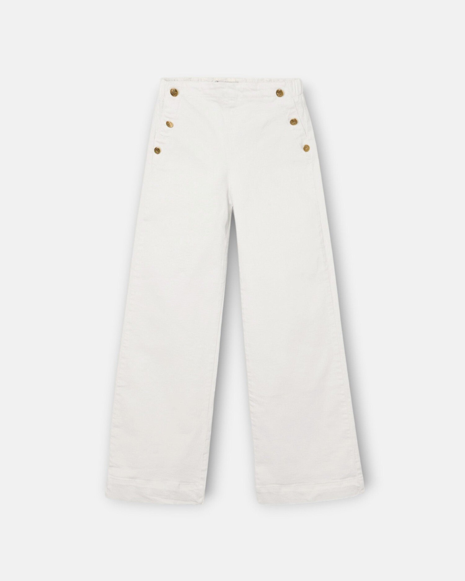 Calças Infantil Marinheiro em Branco Silbon Branco-4