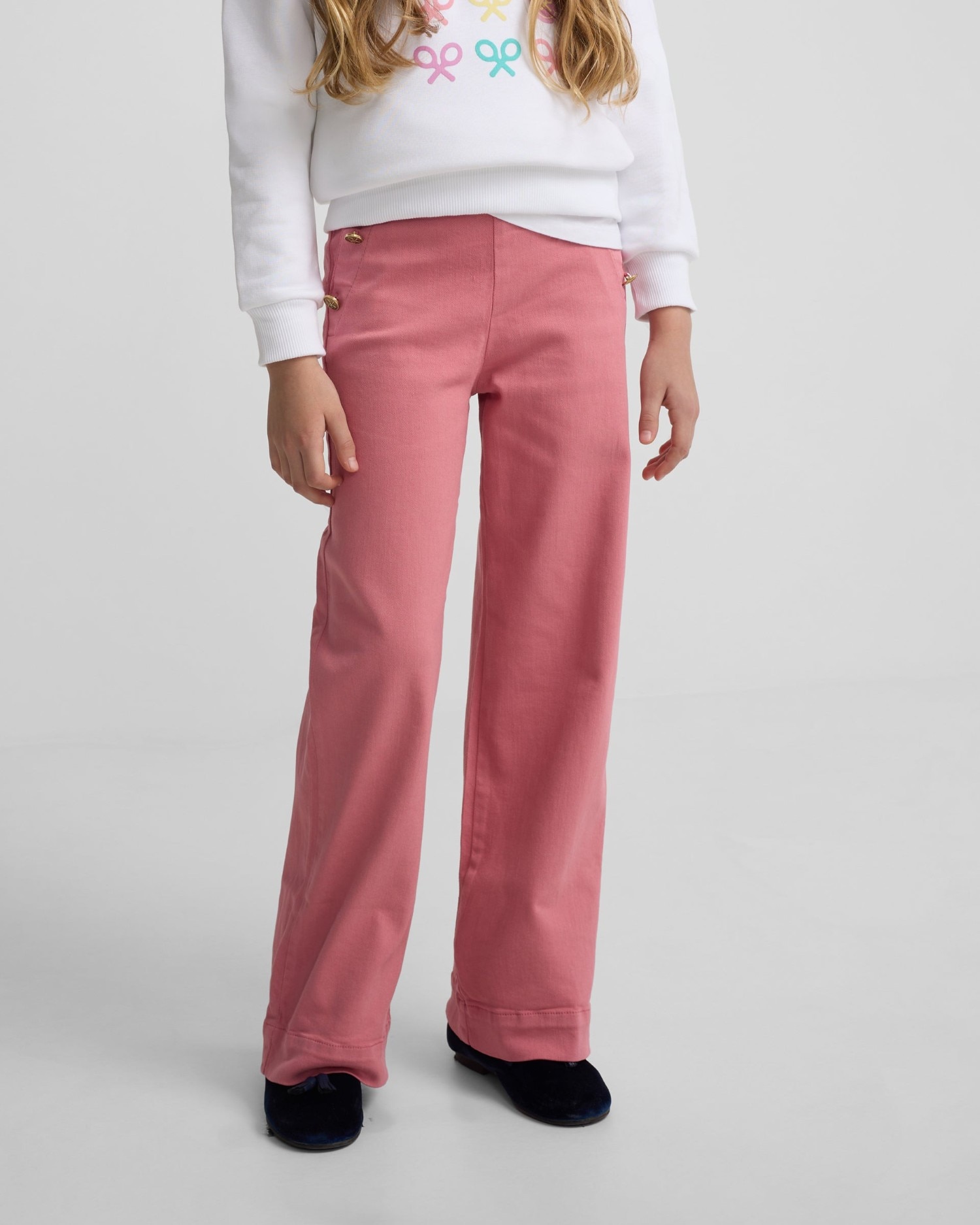 Calças Infantil Marinheiro Silbon Rosa-3