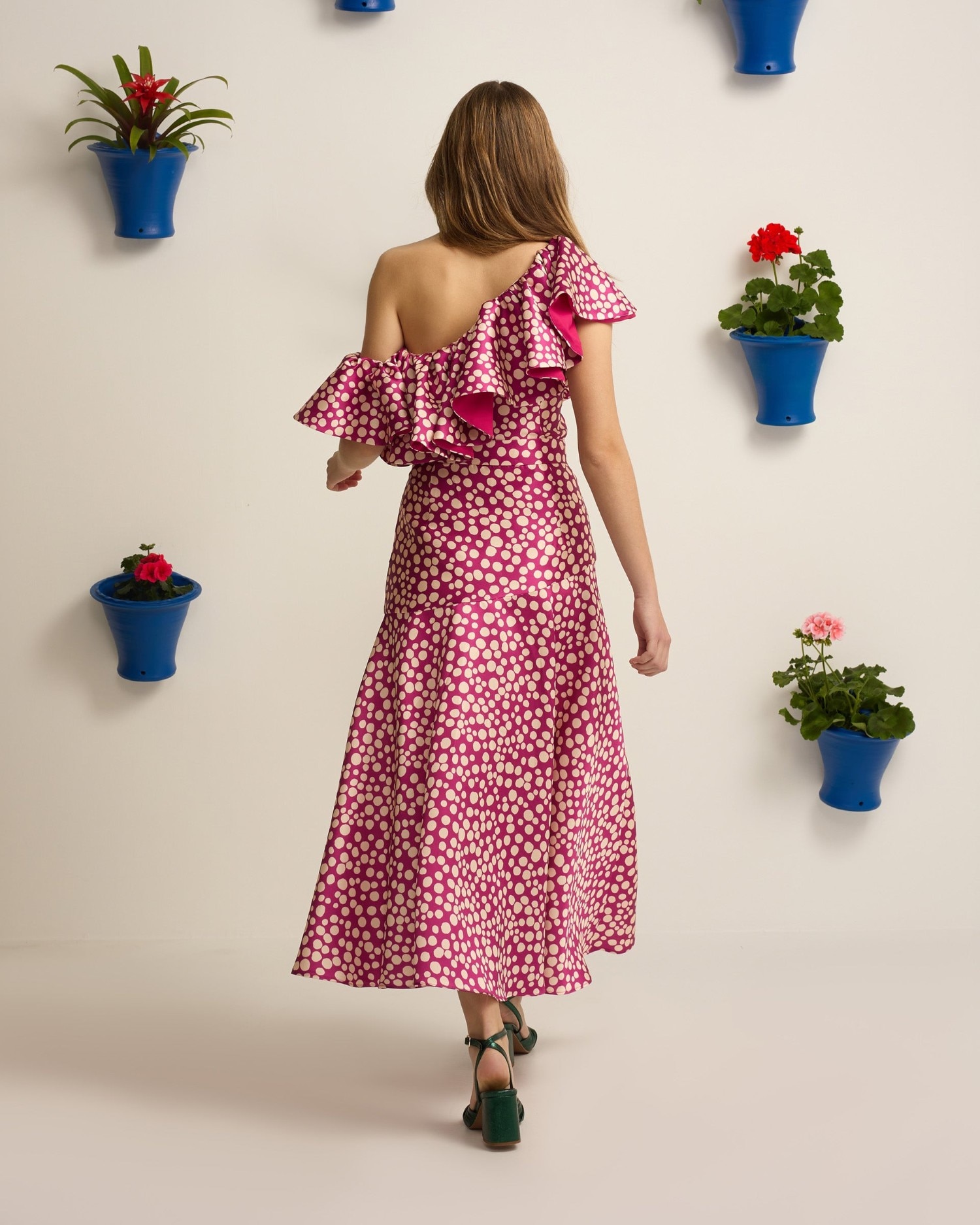 Saia Event Collection Midi Estampado Roxo Roxo-2
