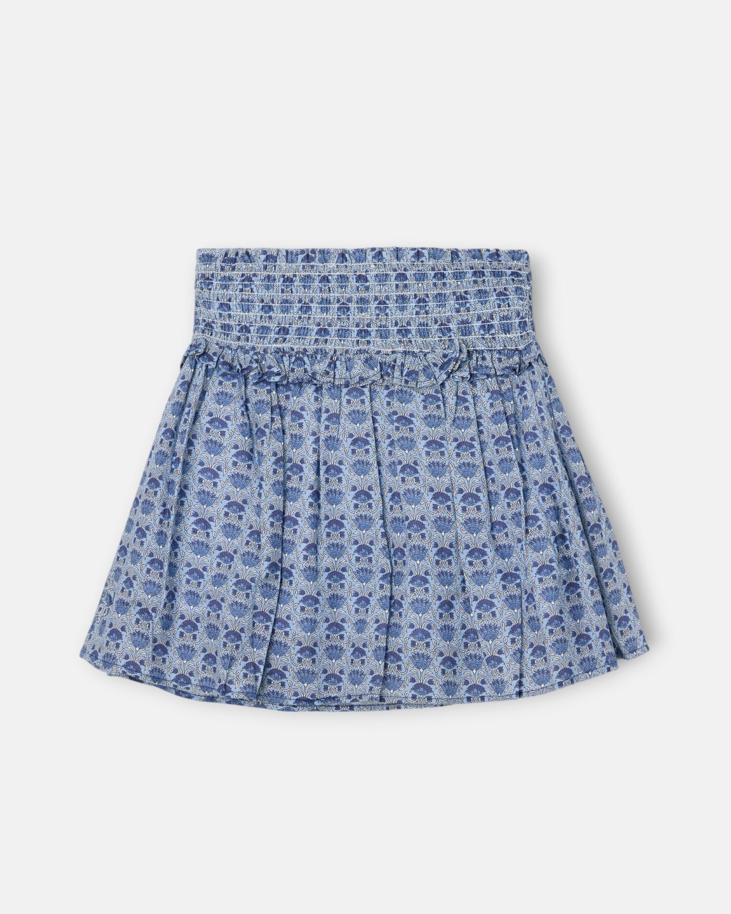 Saia Infantil com Estampado em Azul Silbon Azul-5