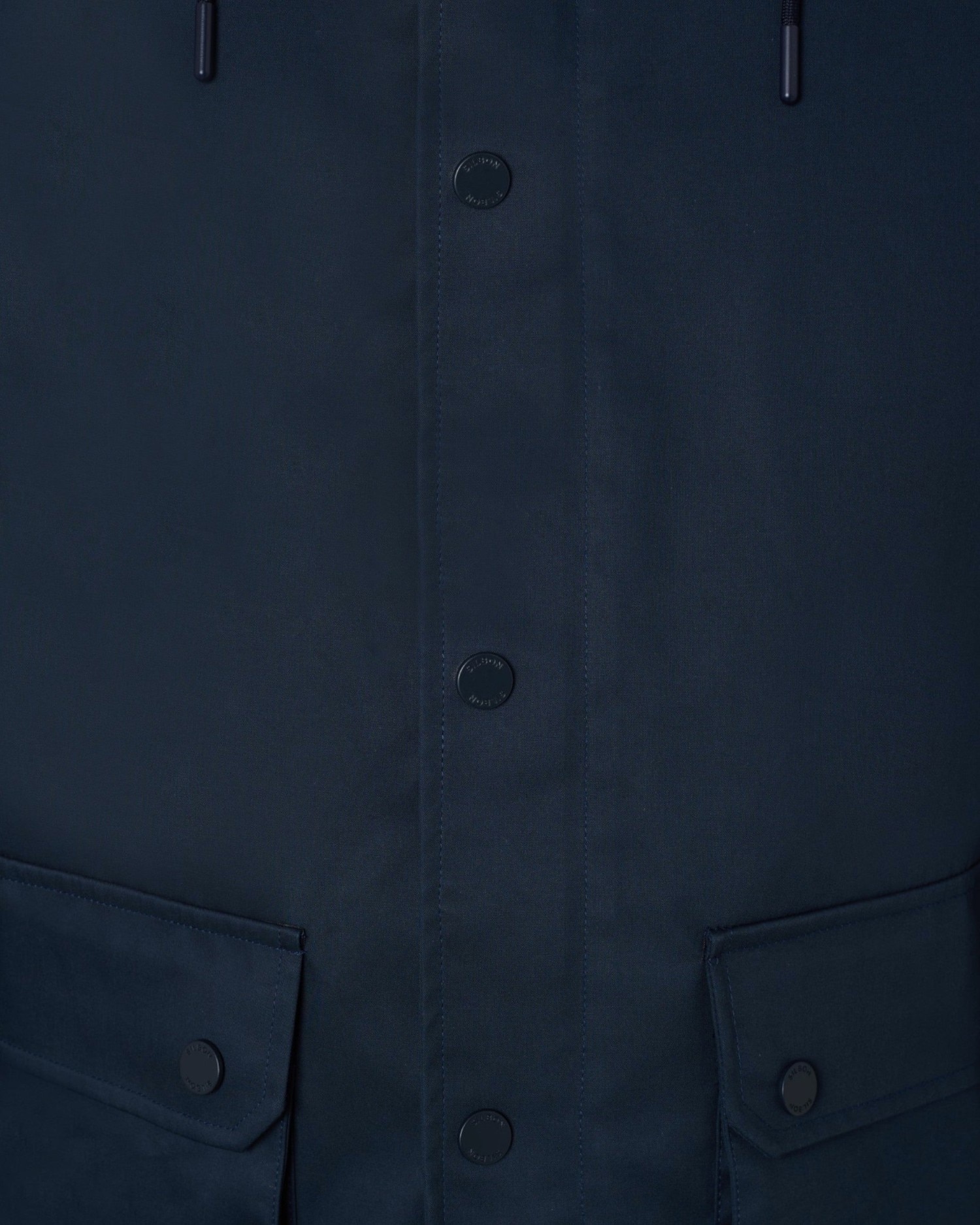 Parka com Bolsos Azul-marinho-2