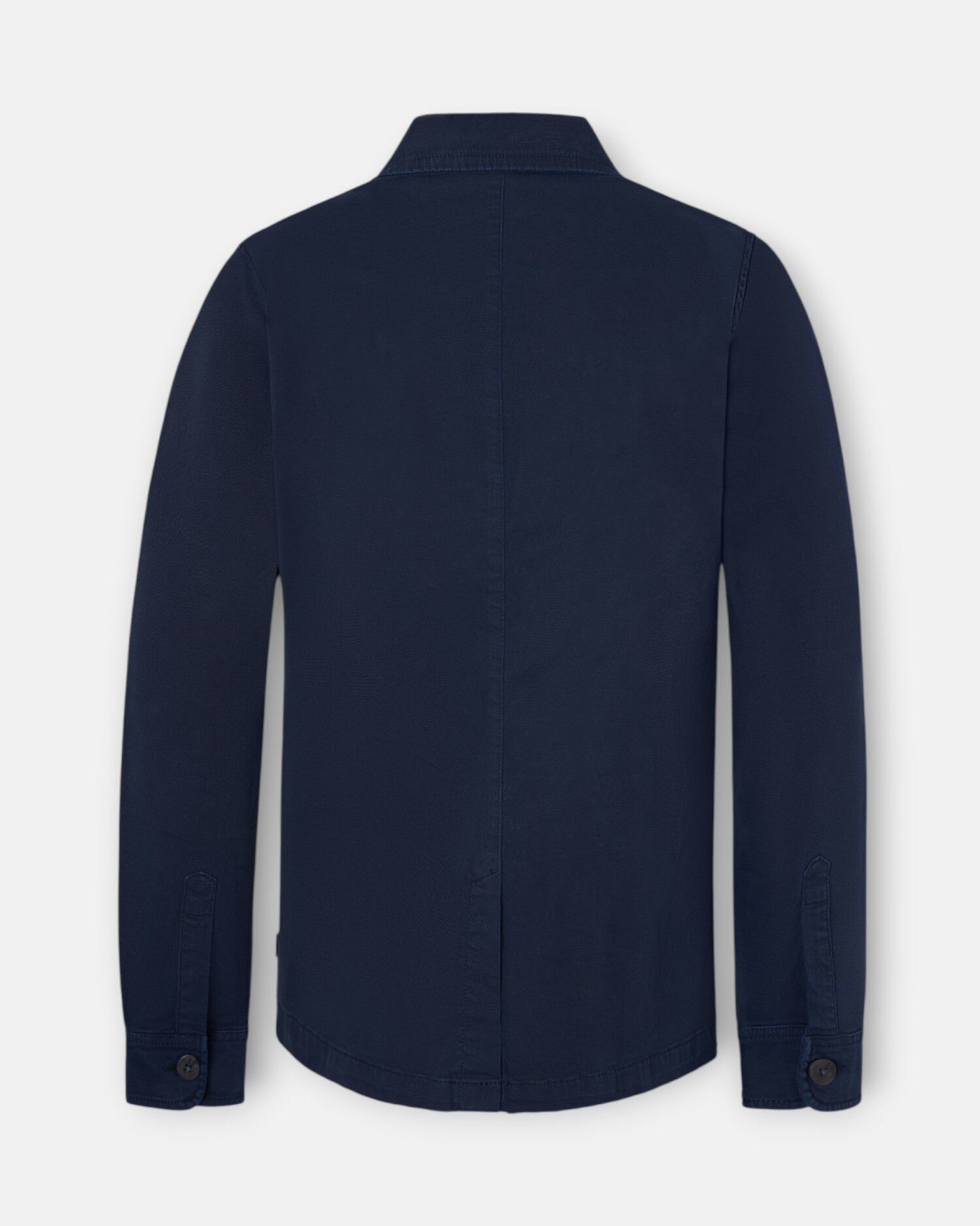 Semiblazer com Bolsos de Aba Azul-marinho-5