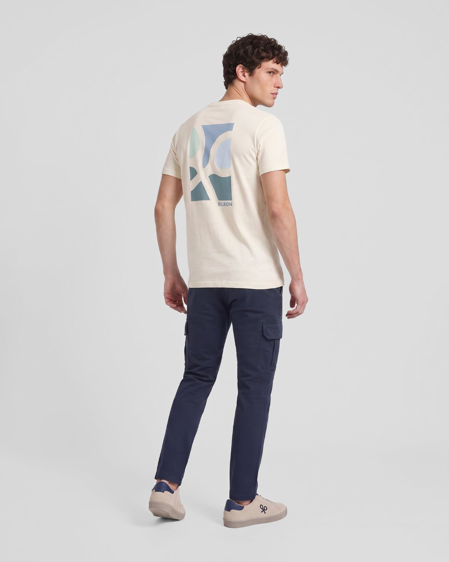 T-shirt Poster Raquetes Creme-3