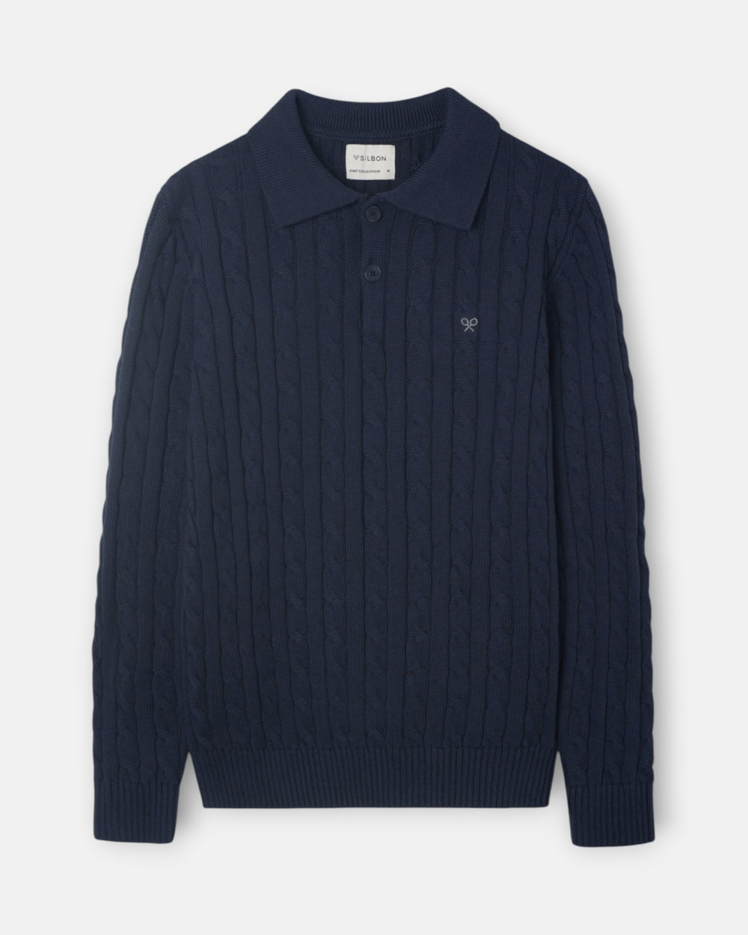 Imagem 0 de Camisola com Gola Polo e Malha Oitos