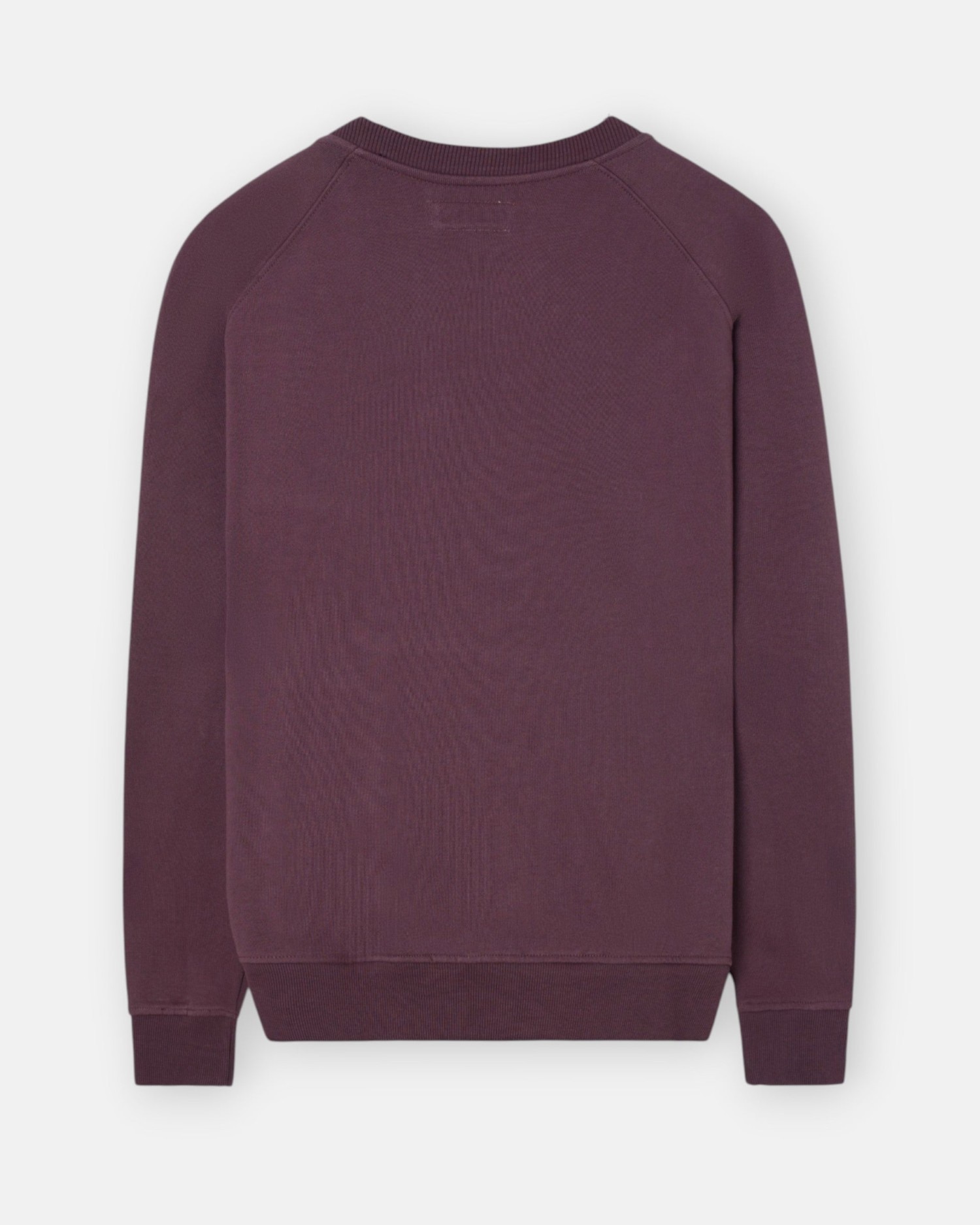 Sweatshirt Ranglan Silbon Patch Bordeaux-3
