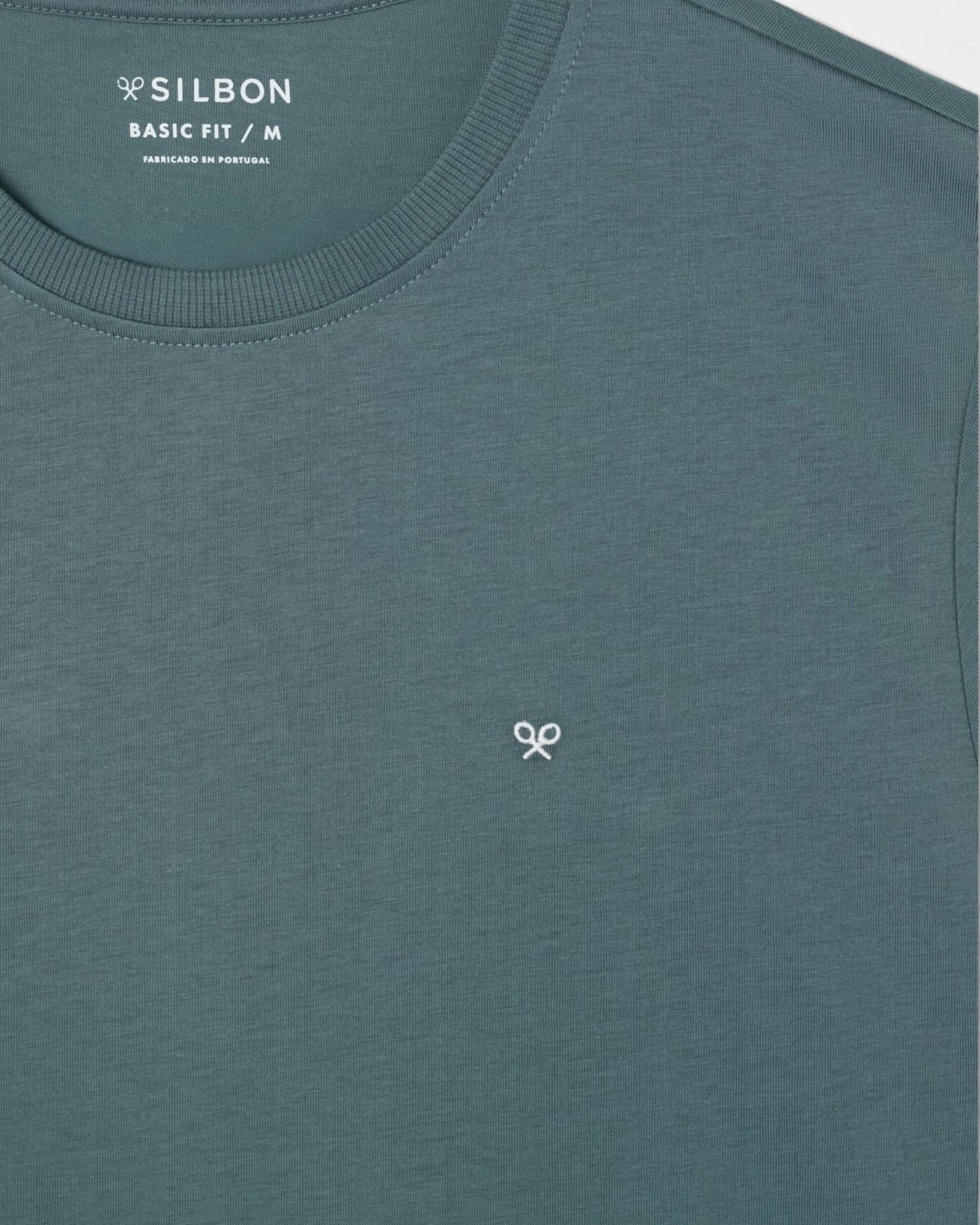 T-shirt Clássica com Minilogo Verde-escuro-2