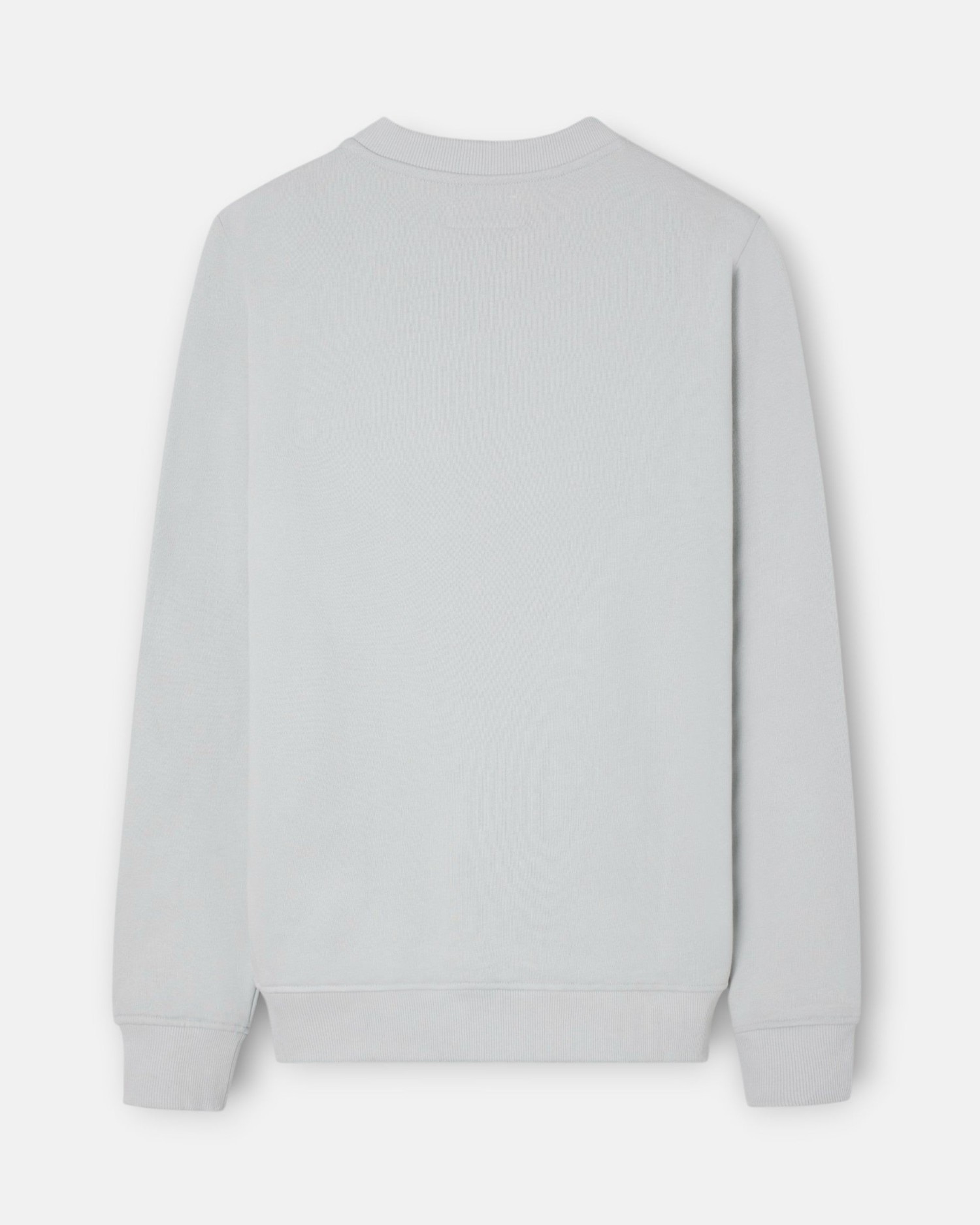 Sweatshirt Clássica com Logo em Relevo Cinzento-claro-3